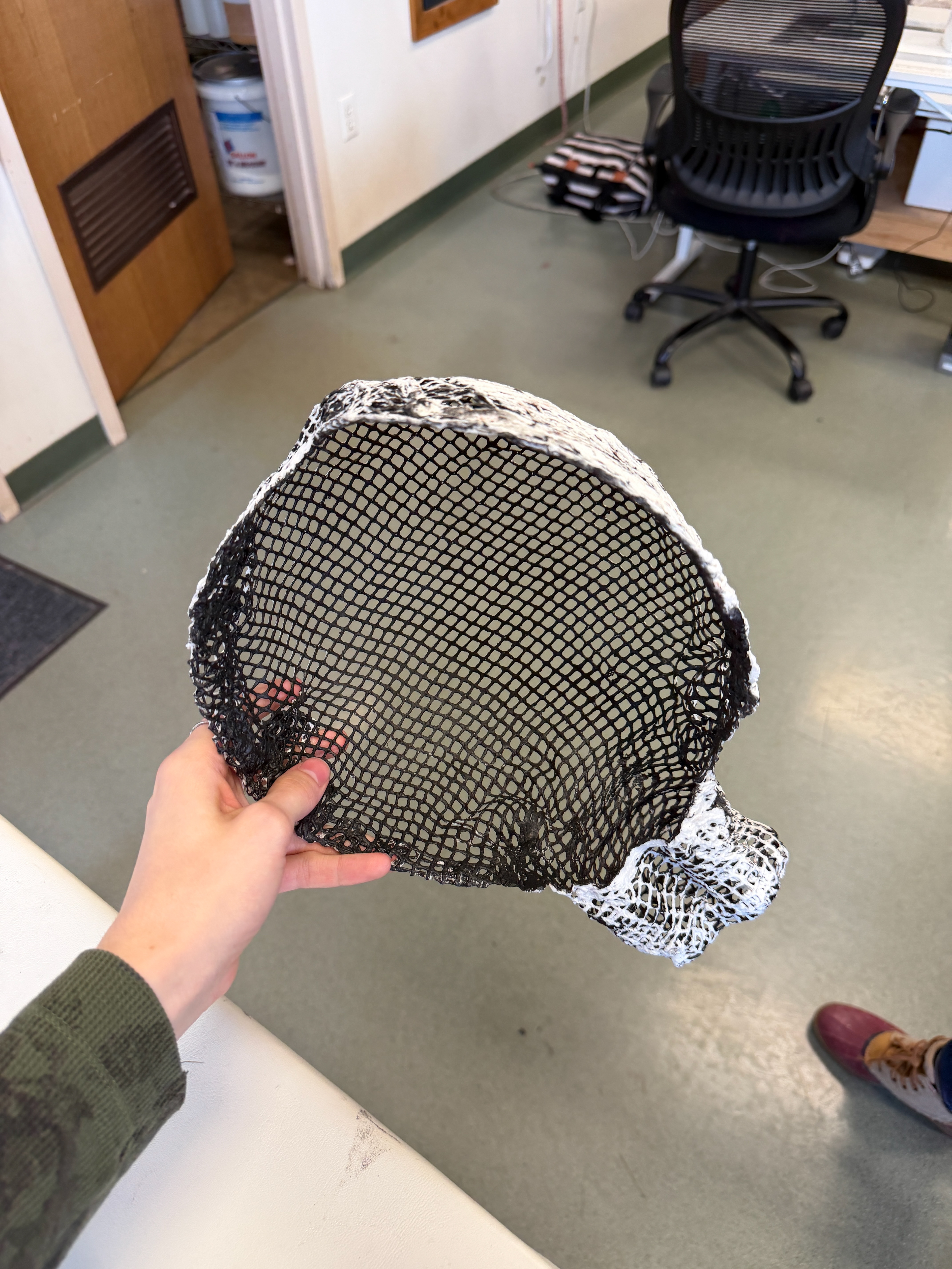 painted inside black