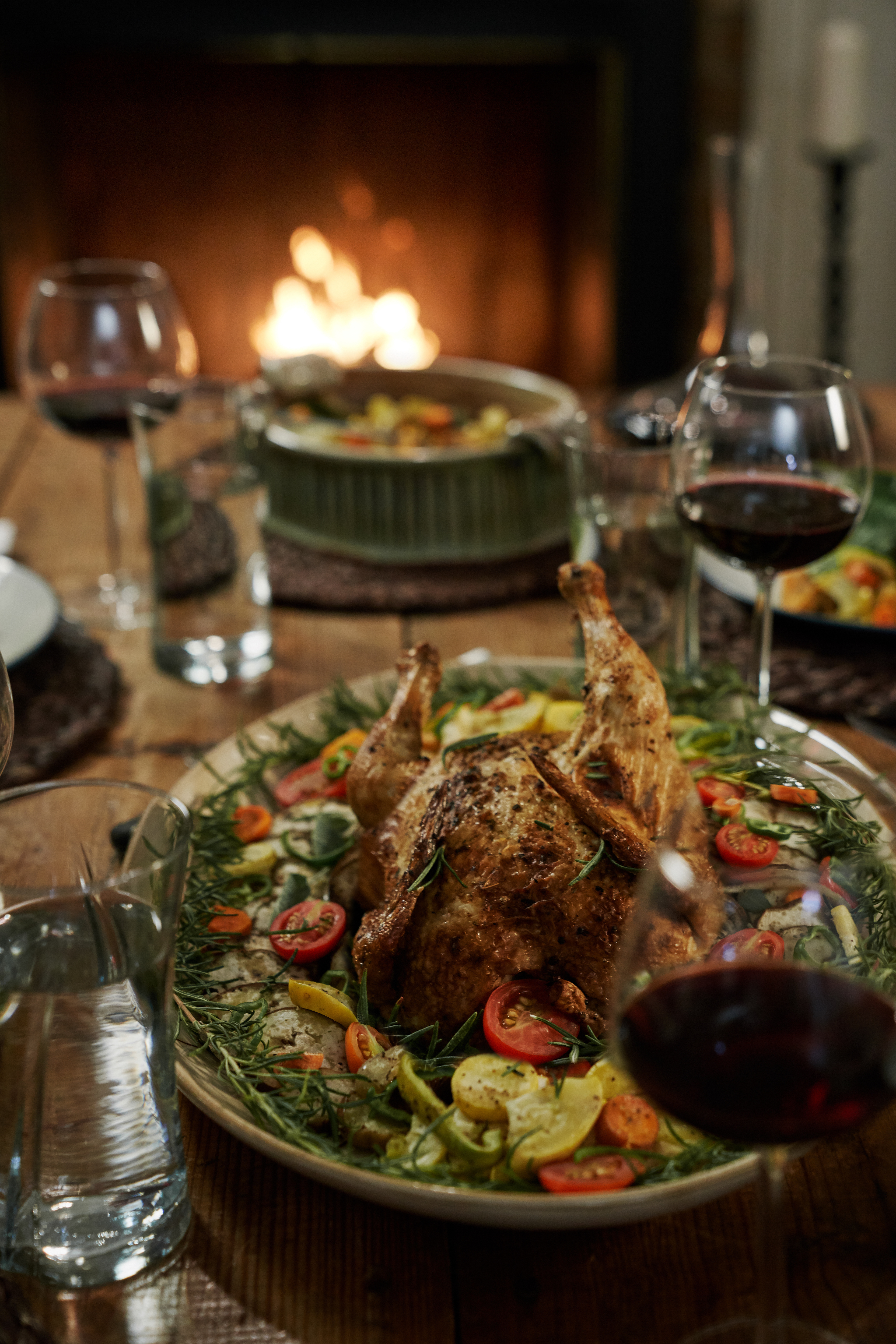 Dinner is served