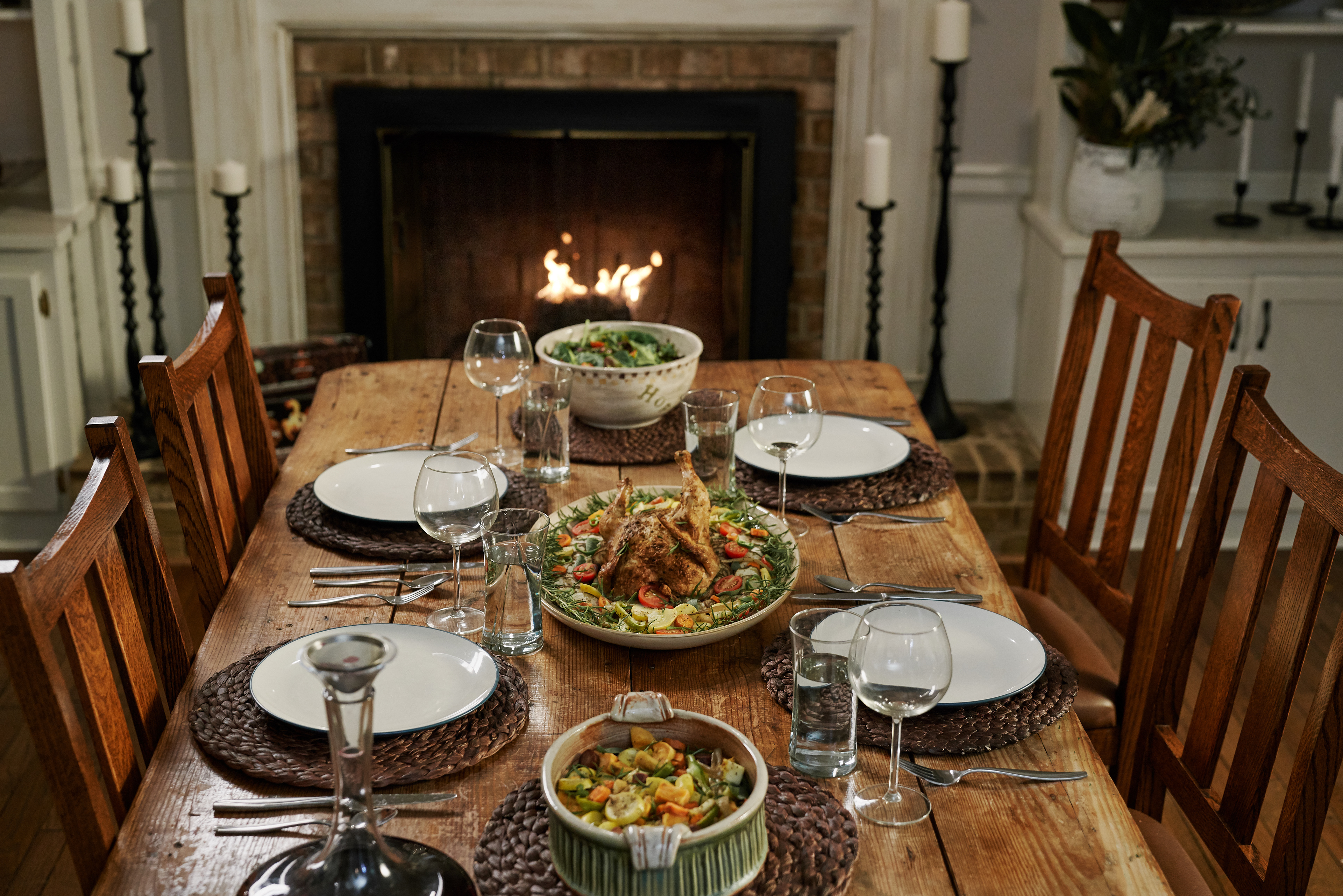 Dinner is served