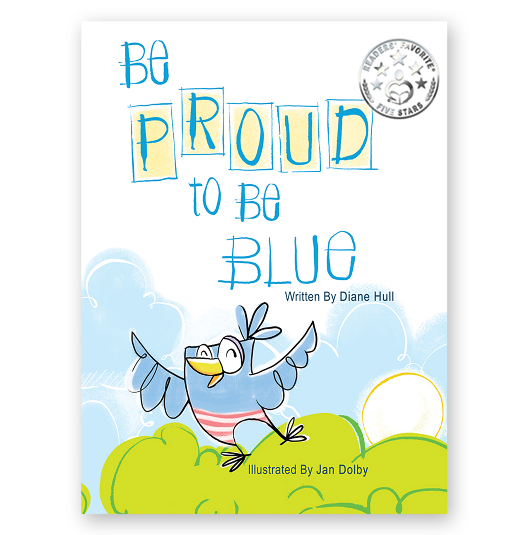 Be Proud to be Blue cover design by Jan Dolby