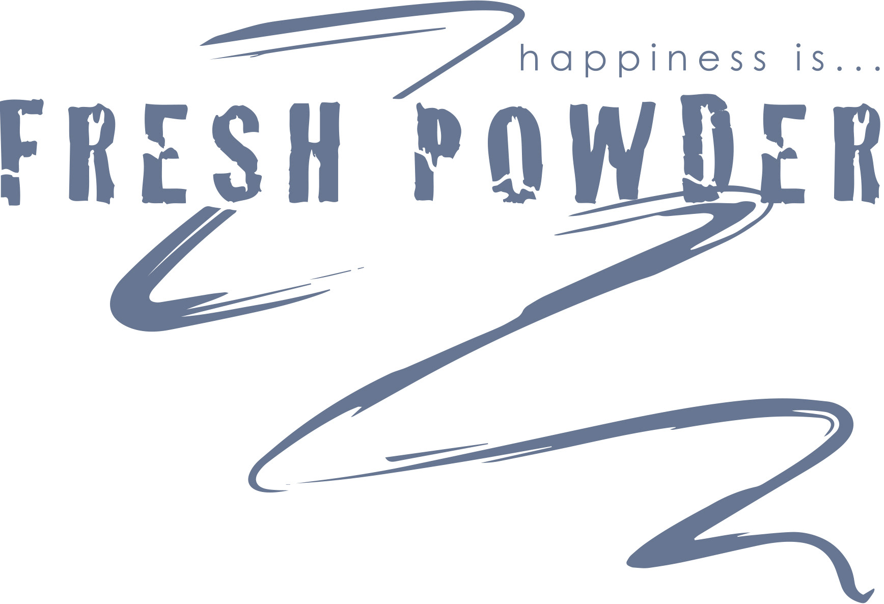 Fresh Powder logo by Jan Dolby