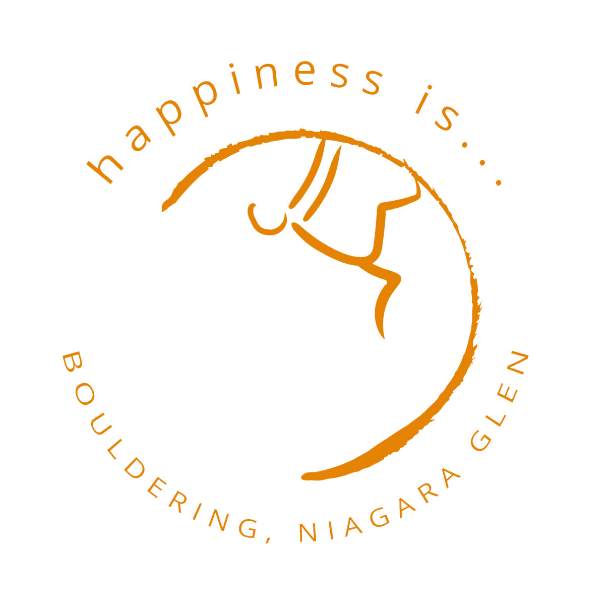Bouldering logo by Jan Dolby