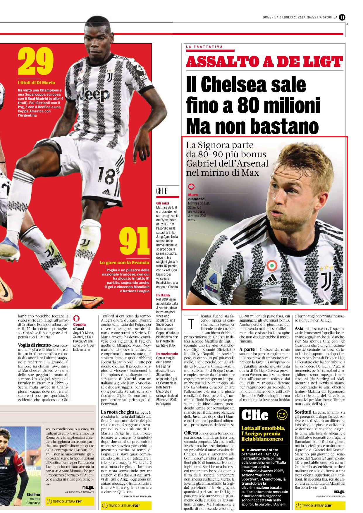 La Gazzetta dello Sport - de Ligt