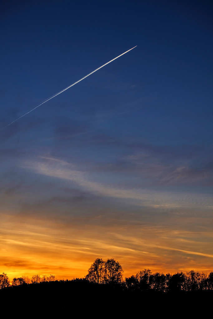 Sunset Sky Streak
