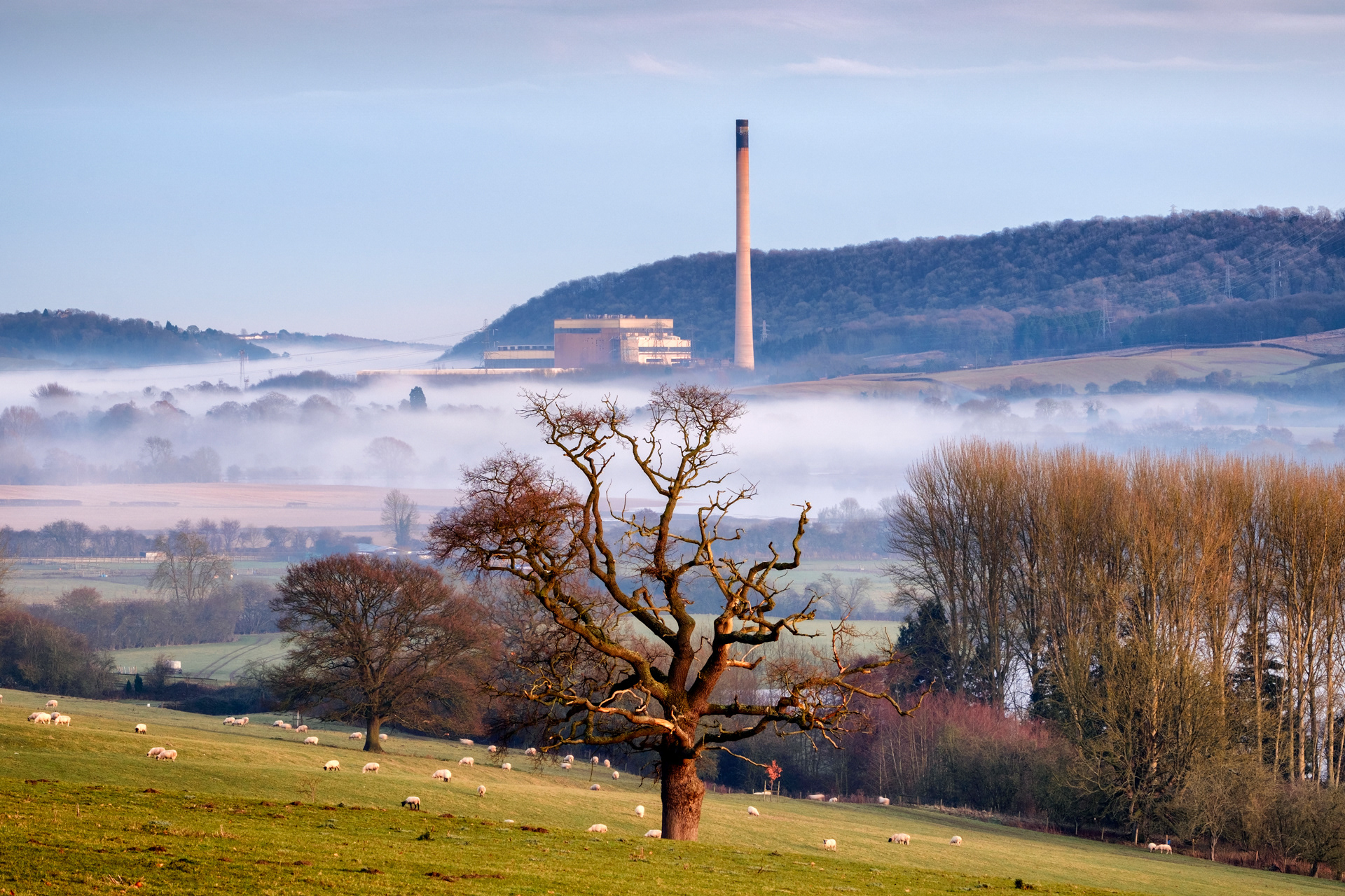 Mist in the Severn Valley
