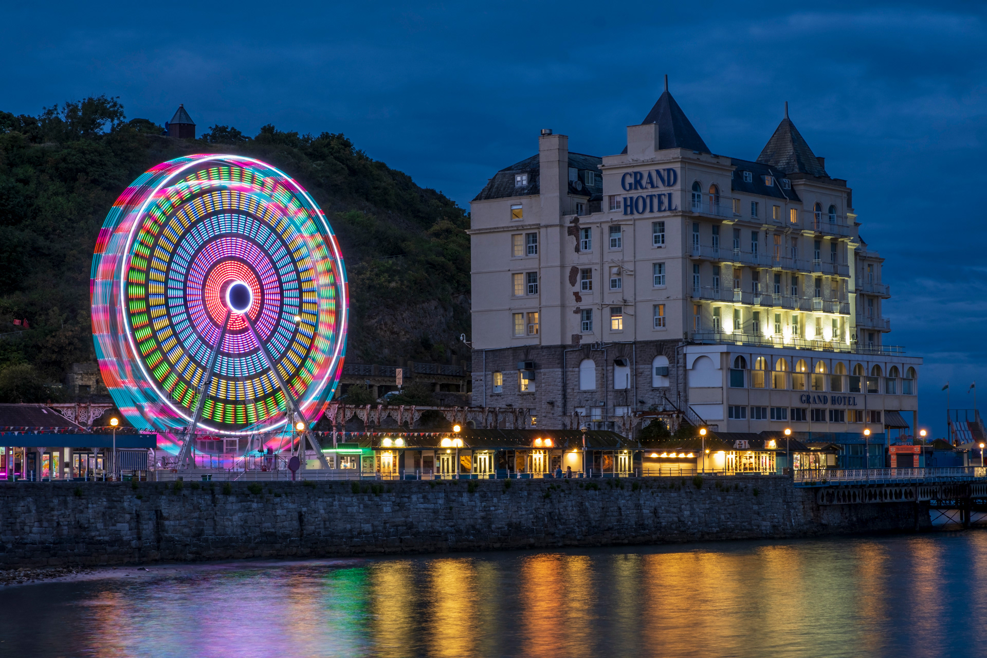 Ferris Wheel Reflections Llandudno