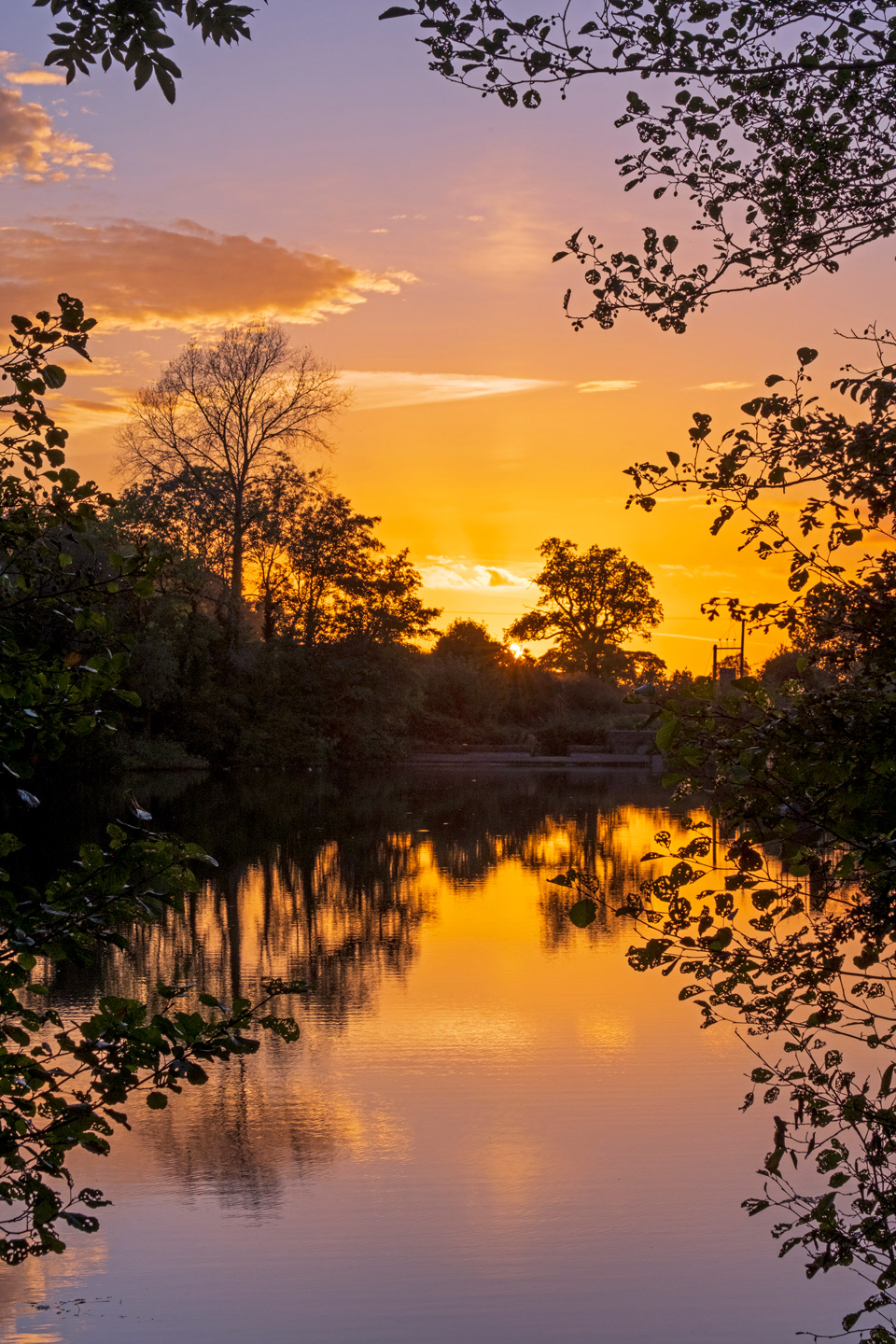 Wrekin Reservoir Sunset