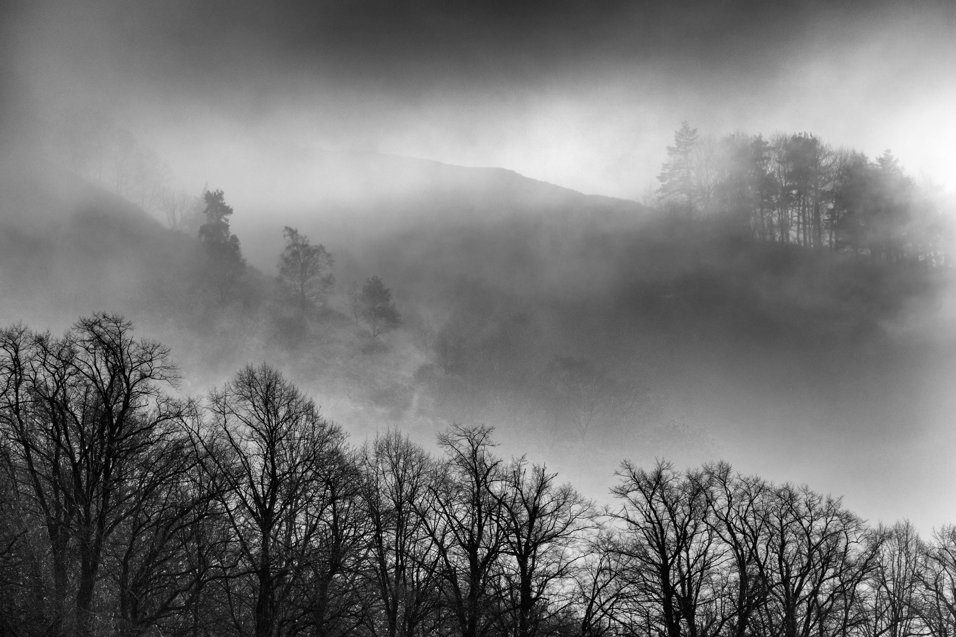 Low Cloud on the Wrekin