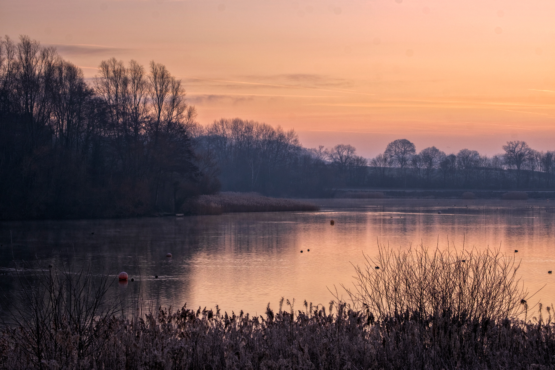 Priorslee Lake at Sunrise