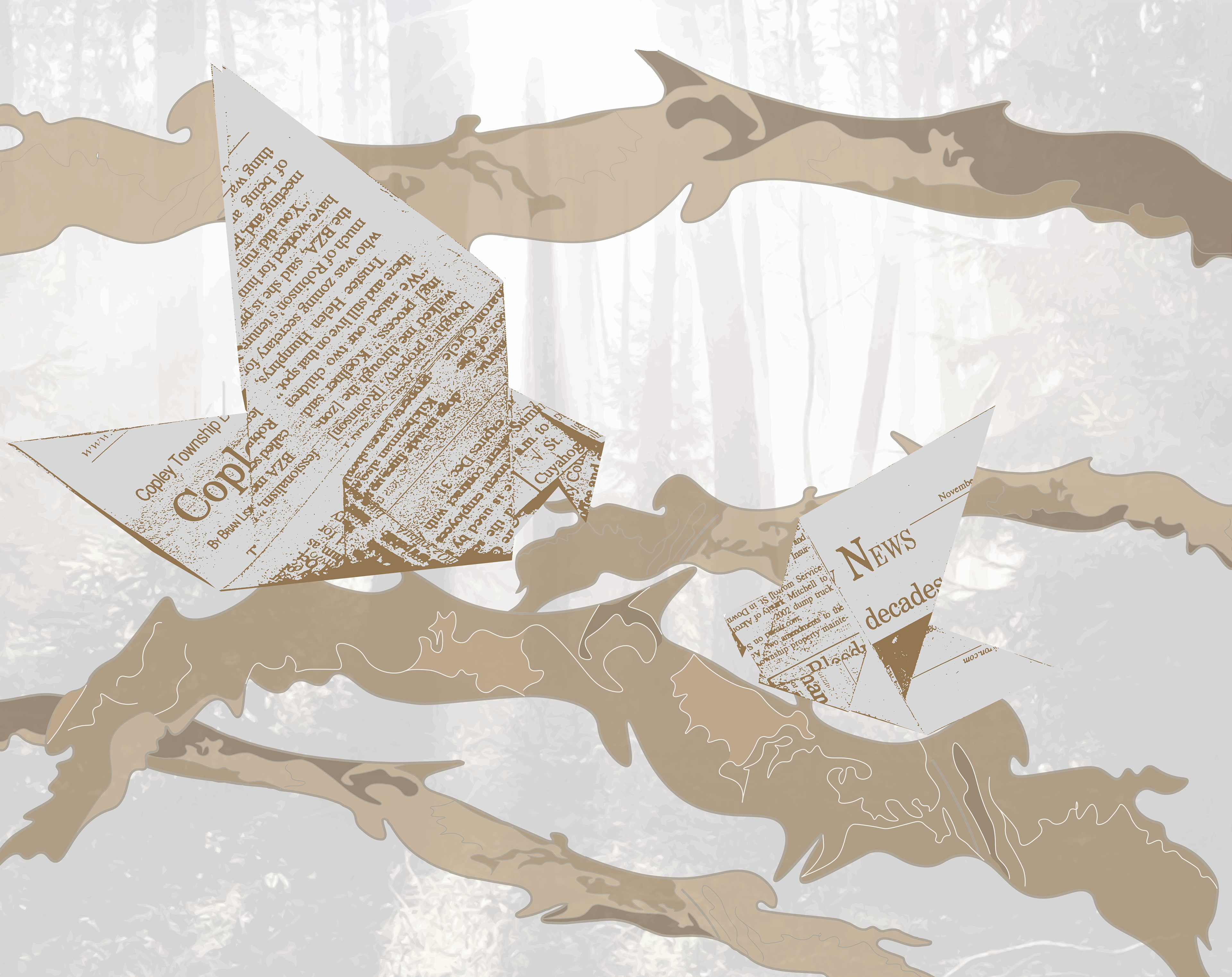 Mixed Media: Trash Pollution