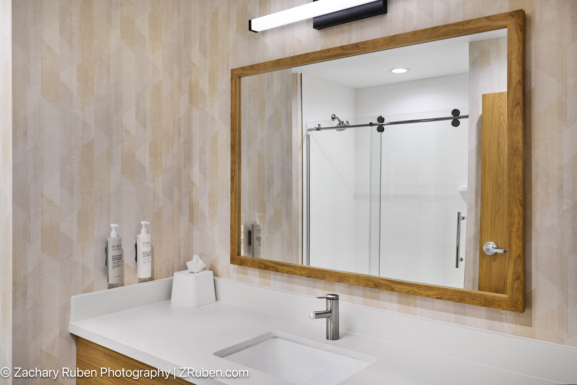 Shower at Hampton Inn Midland West