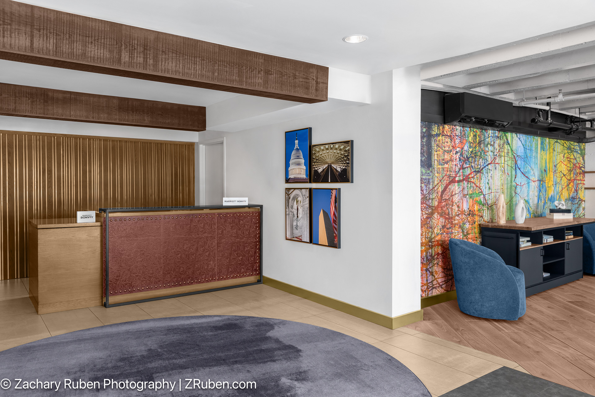 Front Desk at ARC Hotel, Washington DC, Series by Marriott