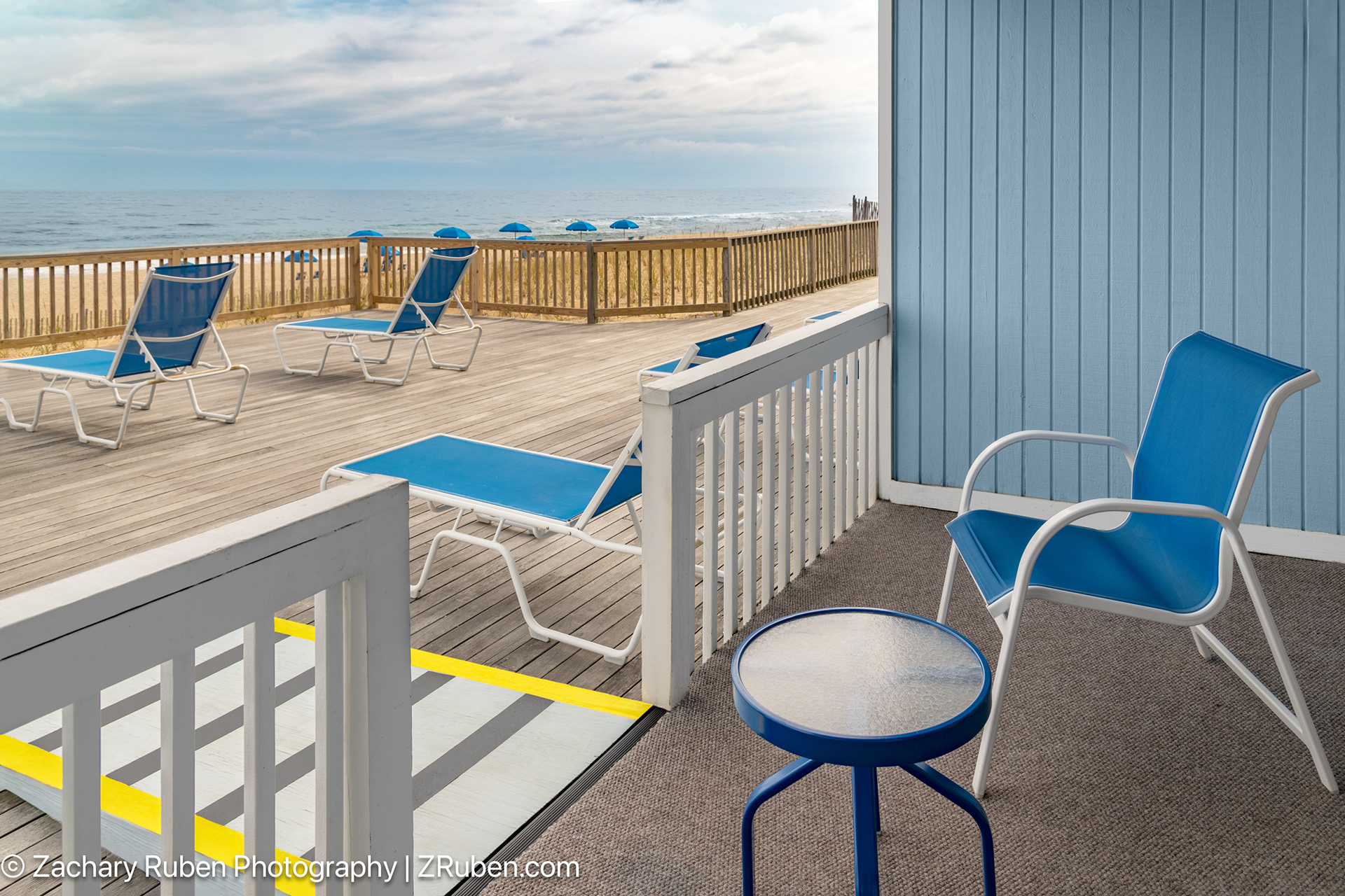 Sundeck Patio at Montauk Blue Hotel