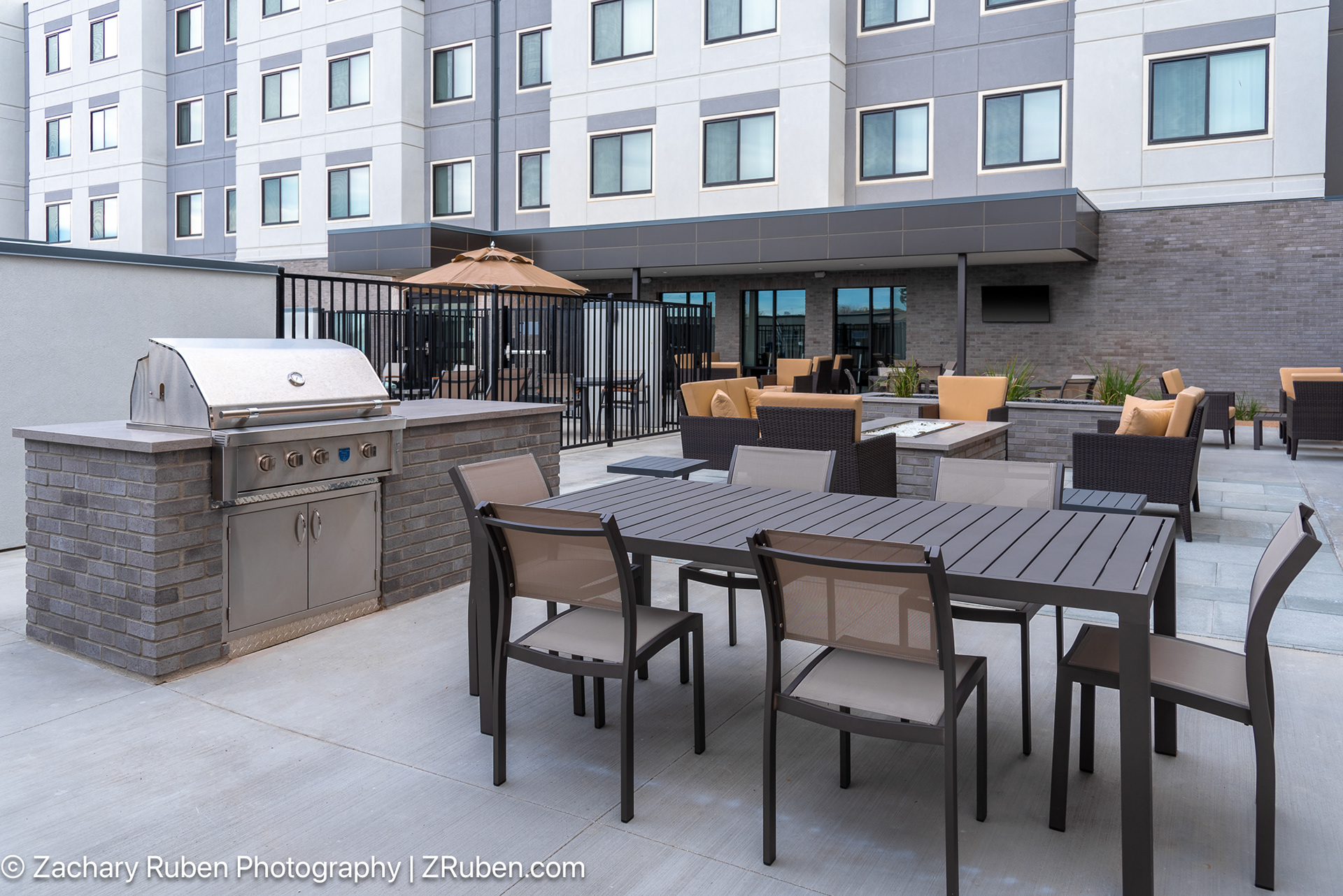 Patio at Residence Inn Oklahoma City Norman