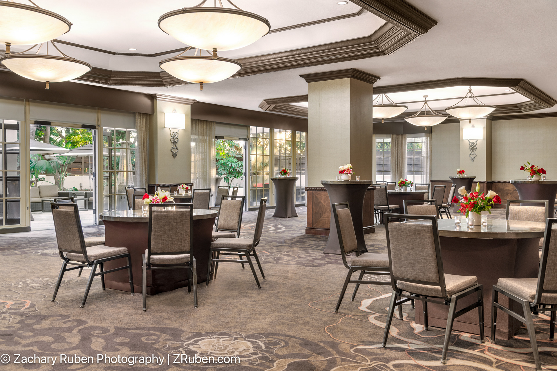 Social Setup at Hilton Orange County Costa Mesa