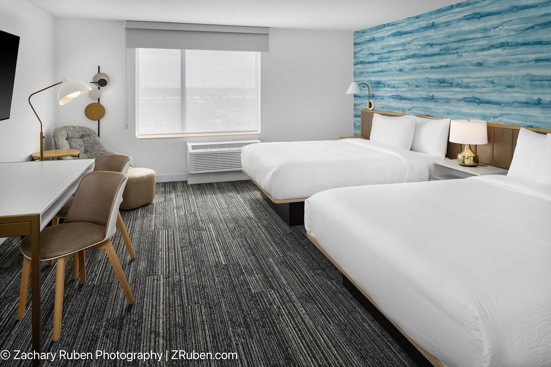 Accessible Two Queens Studio at Towneplace Suites Romeoville