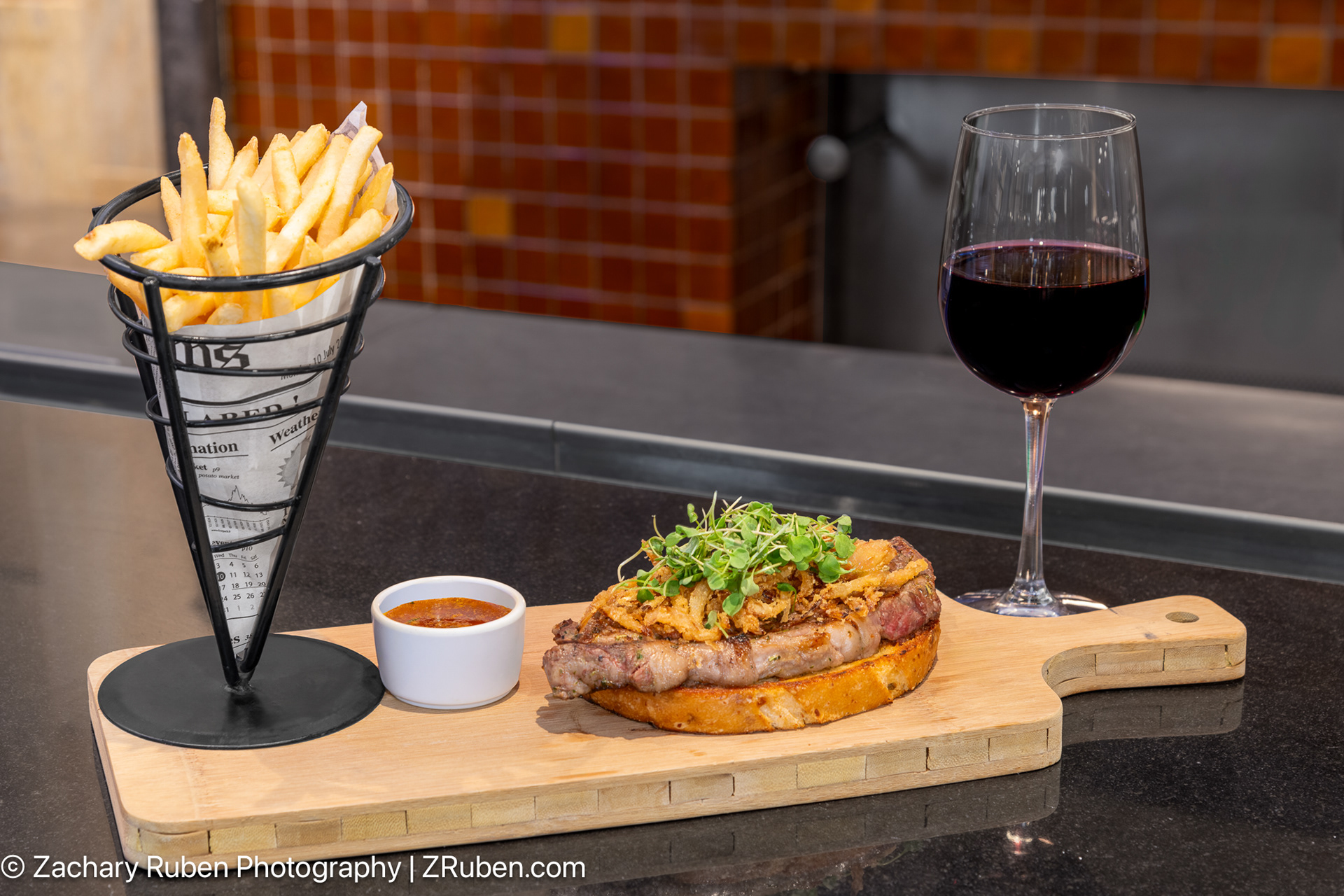 Steak Sandwich at Hilton Orange County/Costa Mesa