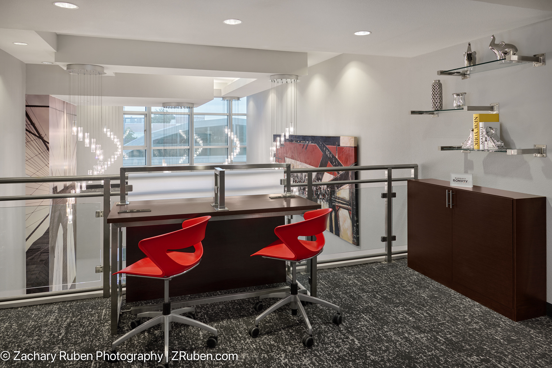 Second Floor Seating Area at TownePlace Suites Springfield