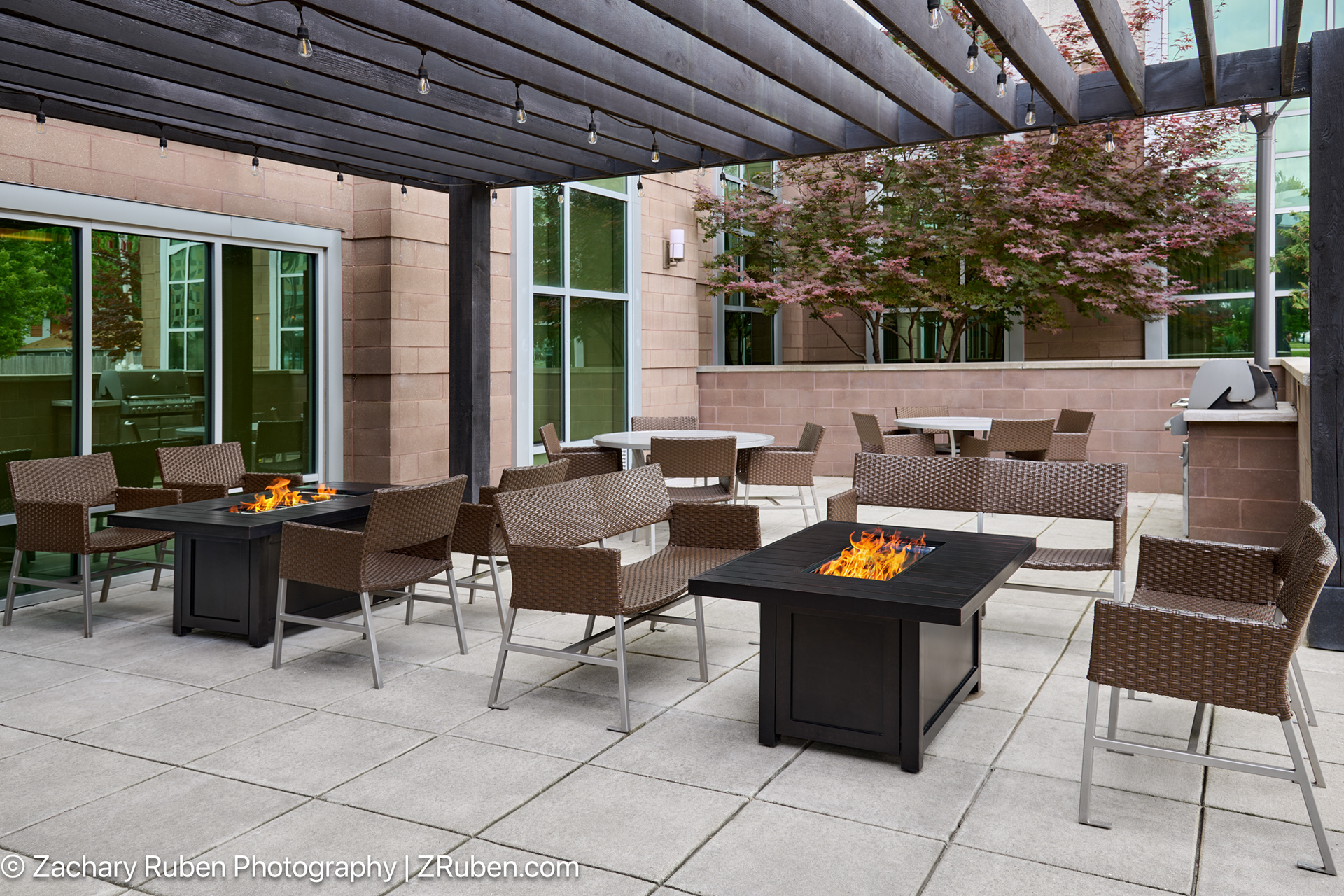 Outdoor Patio at TownePlace Suites Springfield