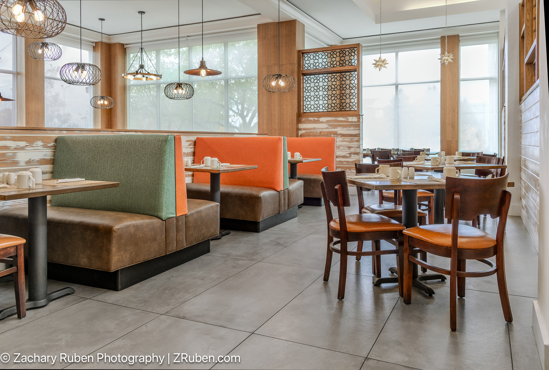 Breakfast Seating Area at Hilton Garden Inn Denver Airport