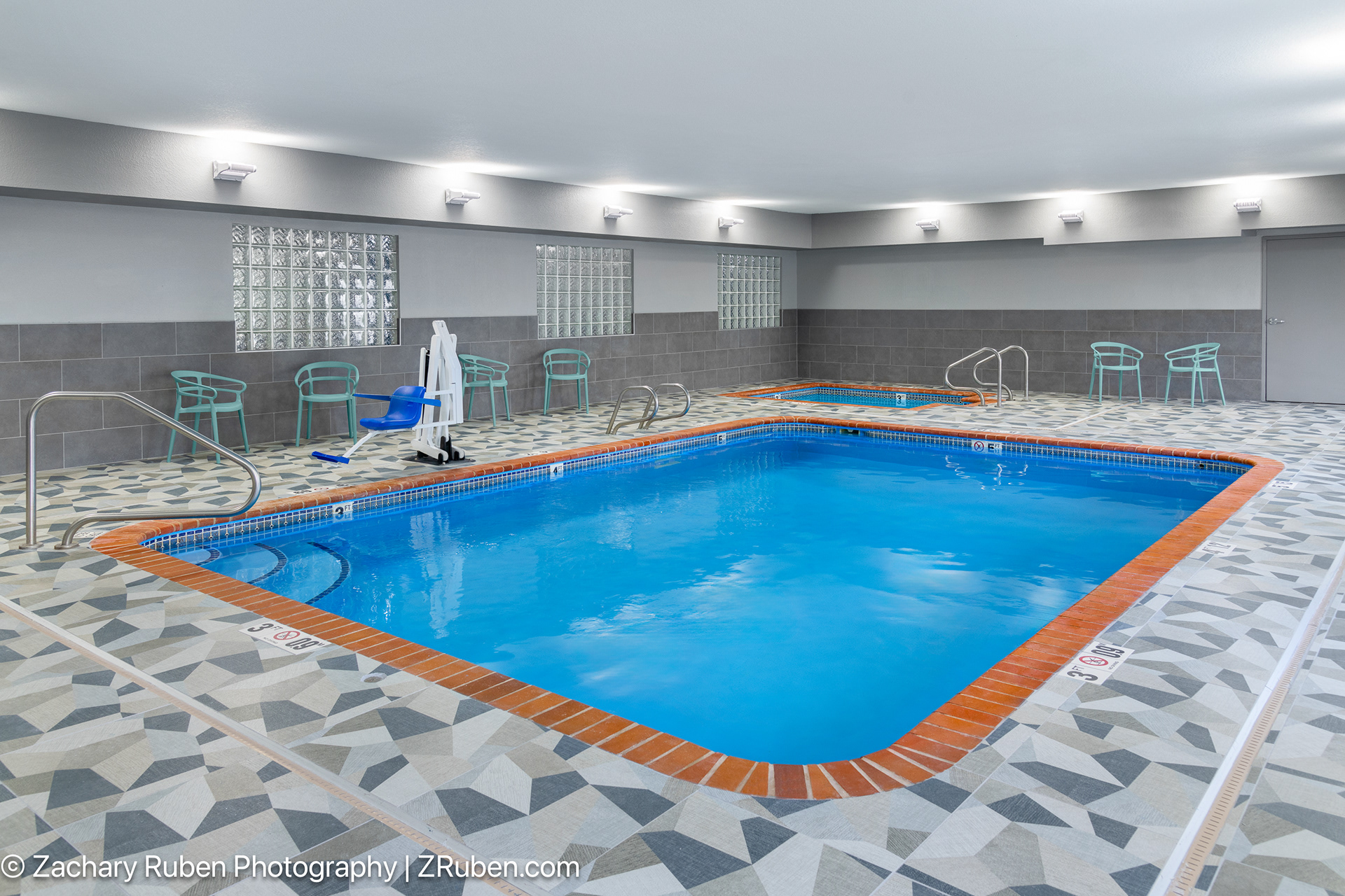 Indoor Pool at Spark Lansing