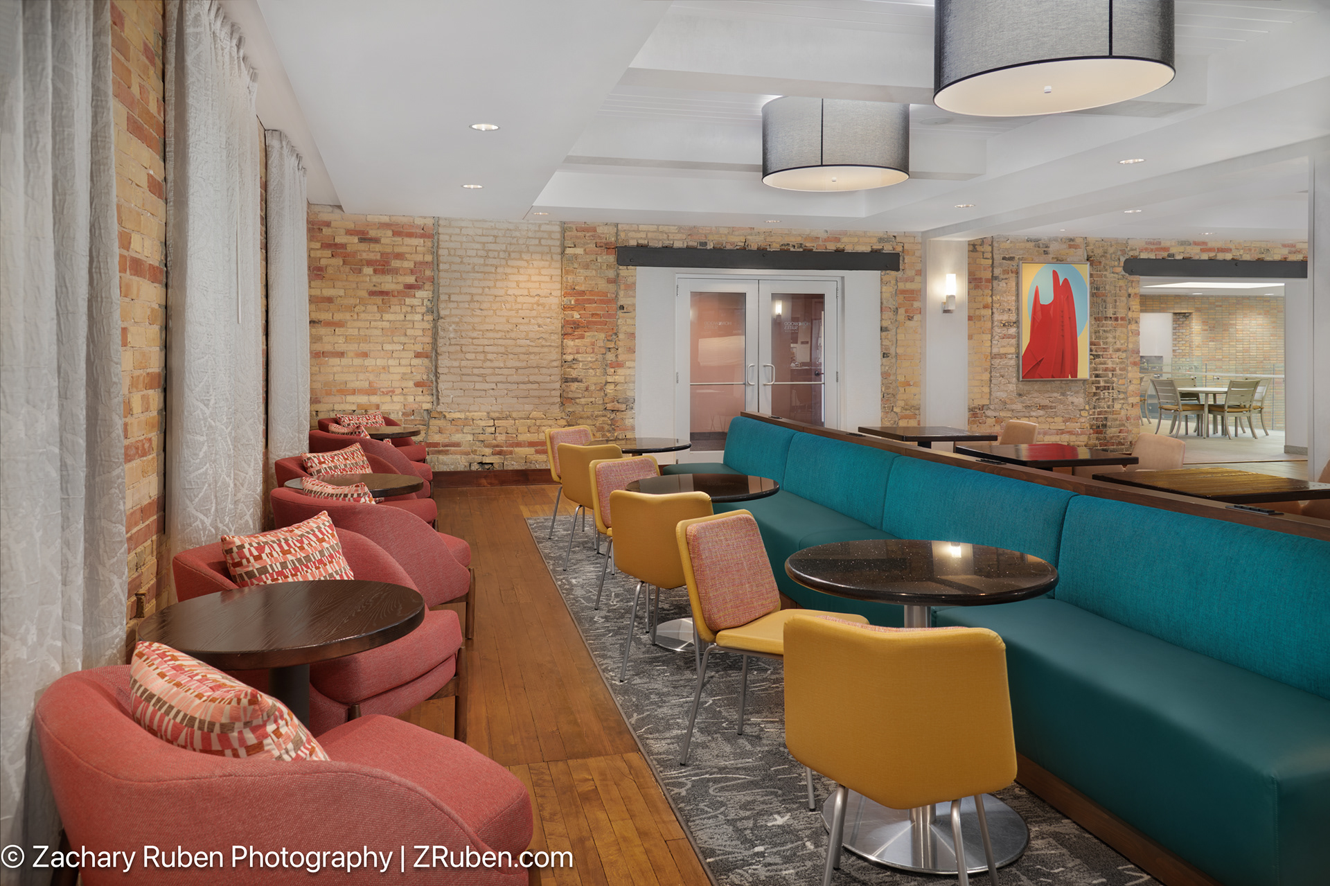 Lobby at Homewood Suites Grand Rapids Downtown