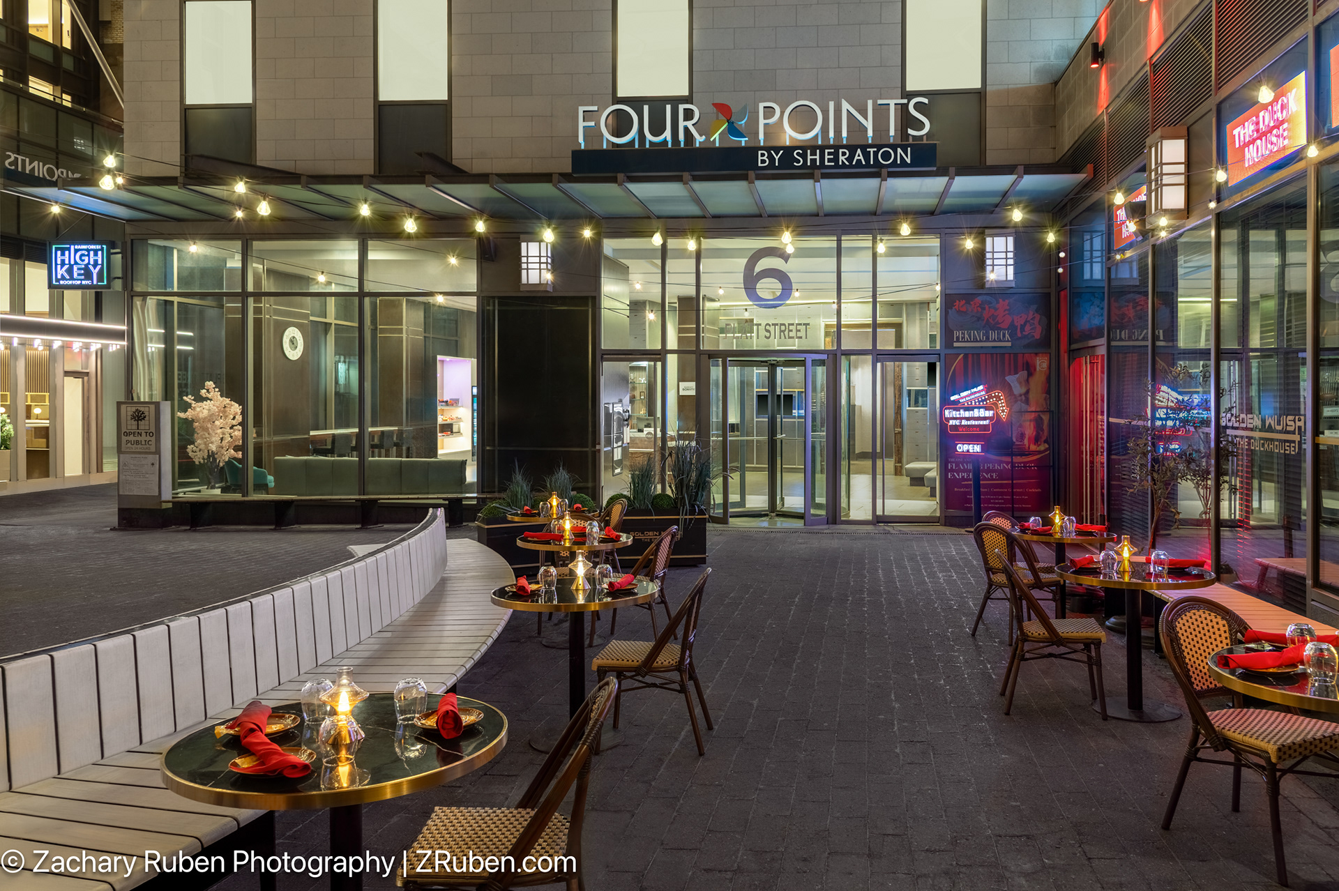 Exterior Dusk at Four Points New York Downtown