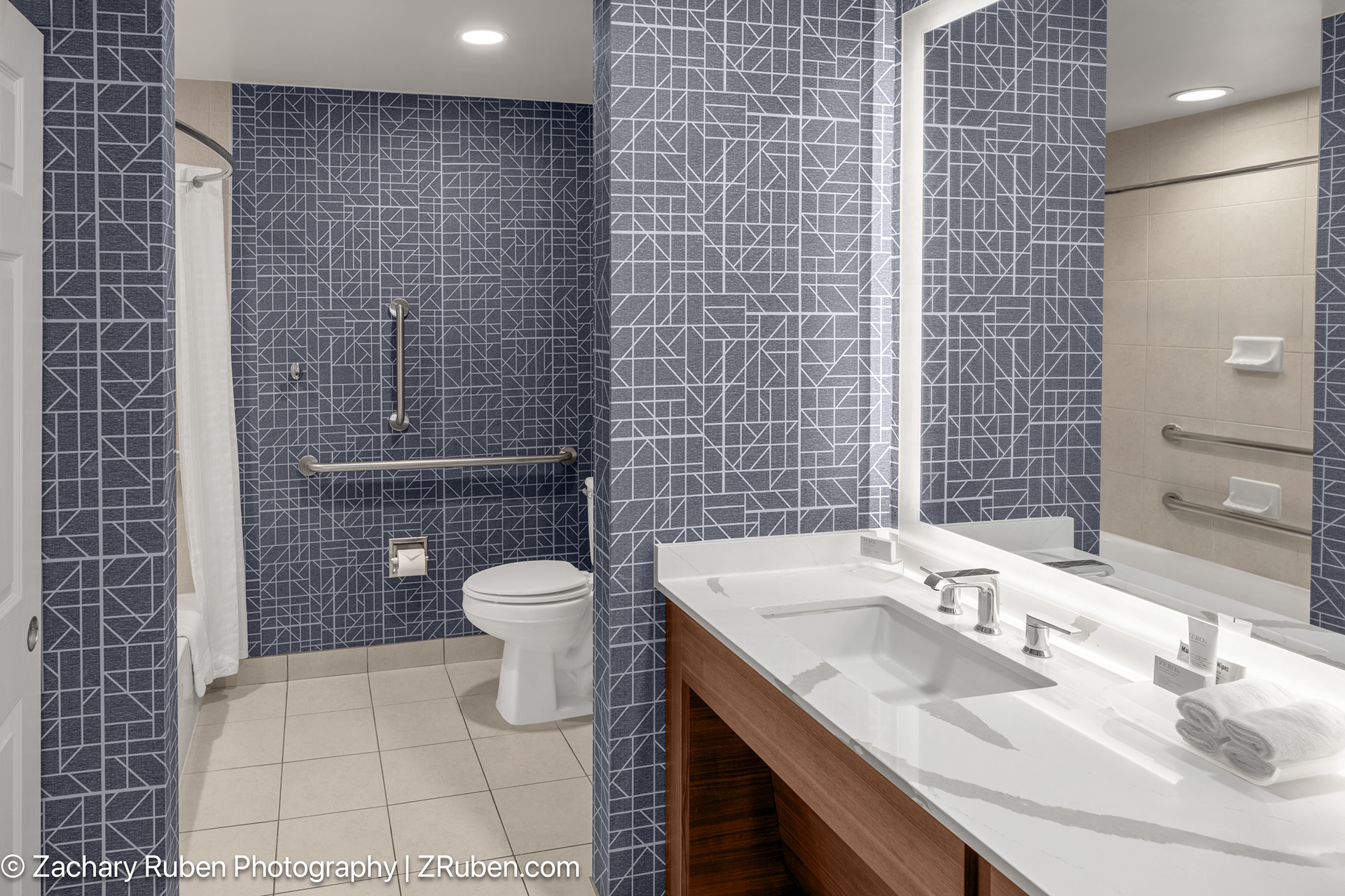 Accessible Shower/Tub Bathroom at Homewood Suites New Orleans