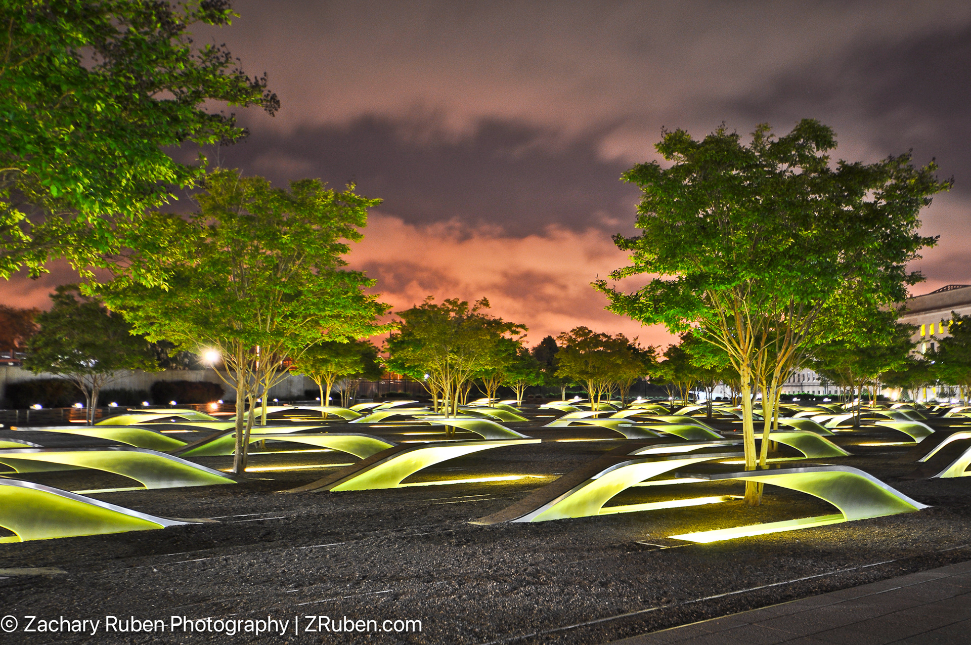 Pentagon Memorial in Washington DC