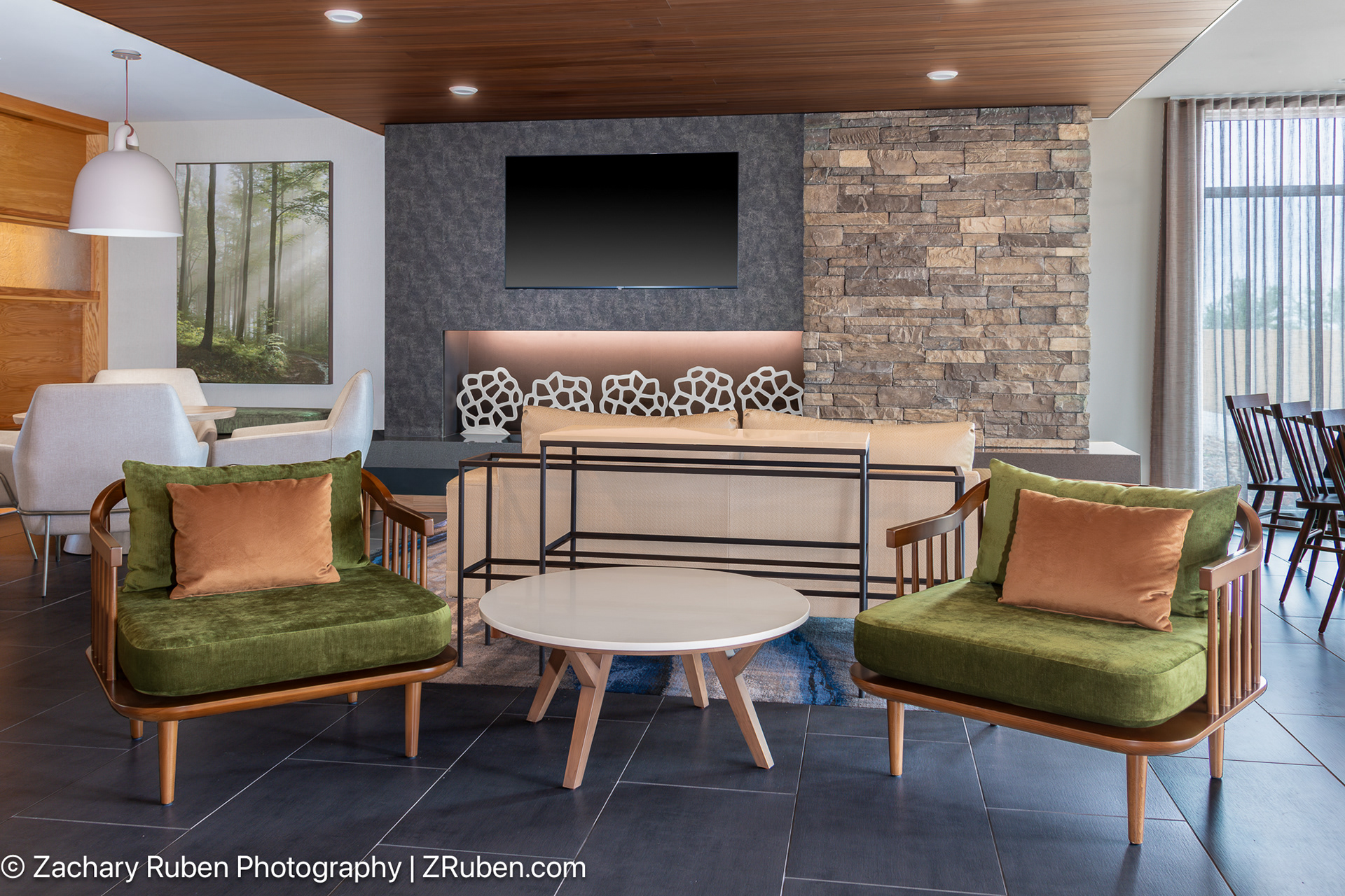 Lobby at Fairfield Inn & Suites Sioux Center