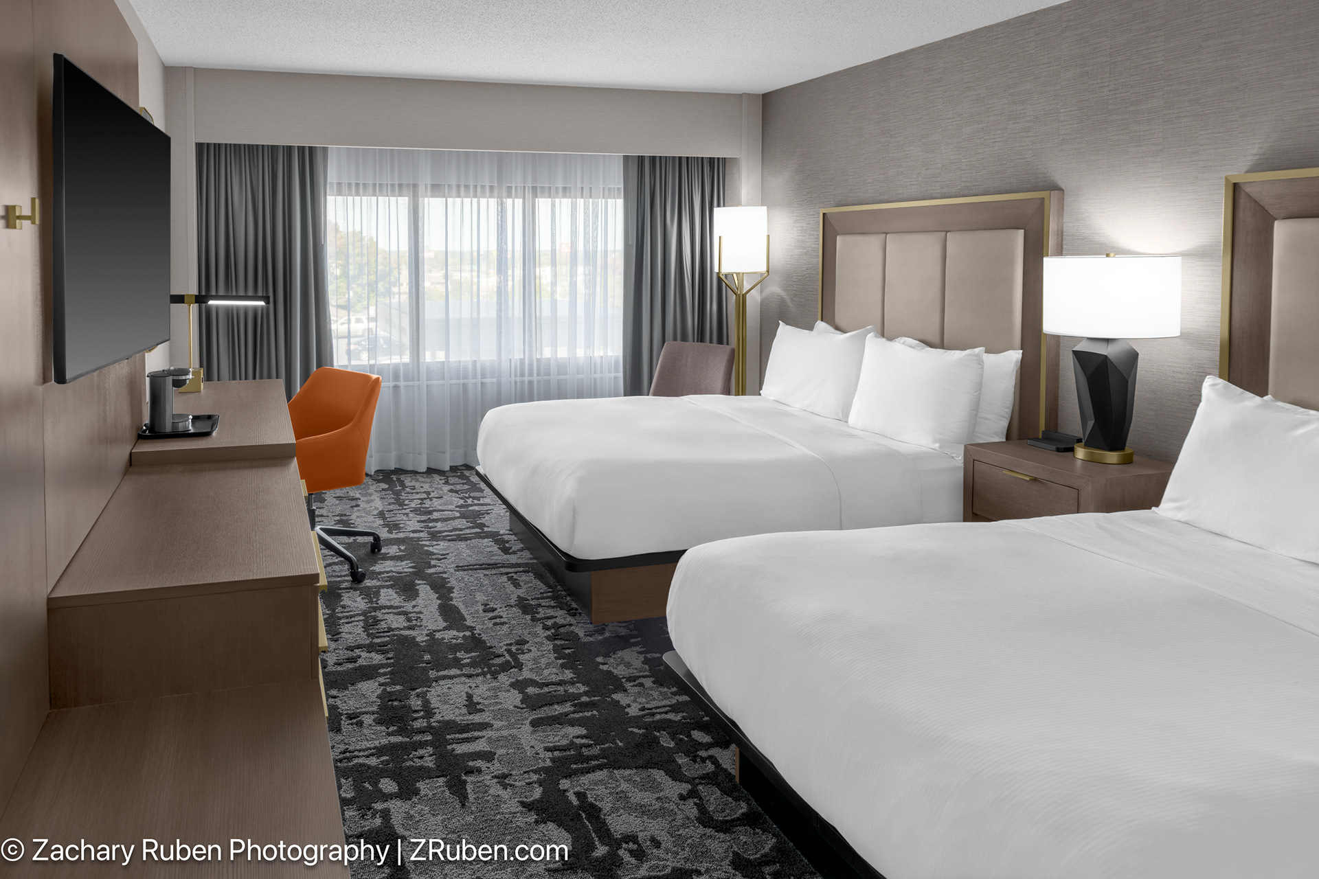 Queen/Queen Guest Room at Doubletree Springfield