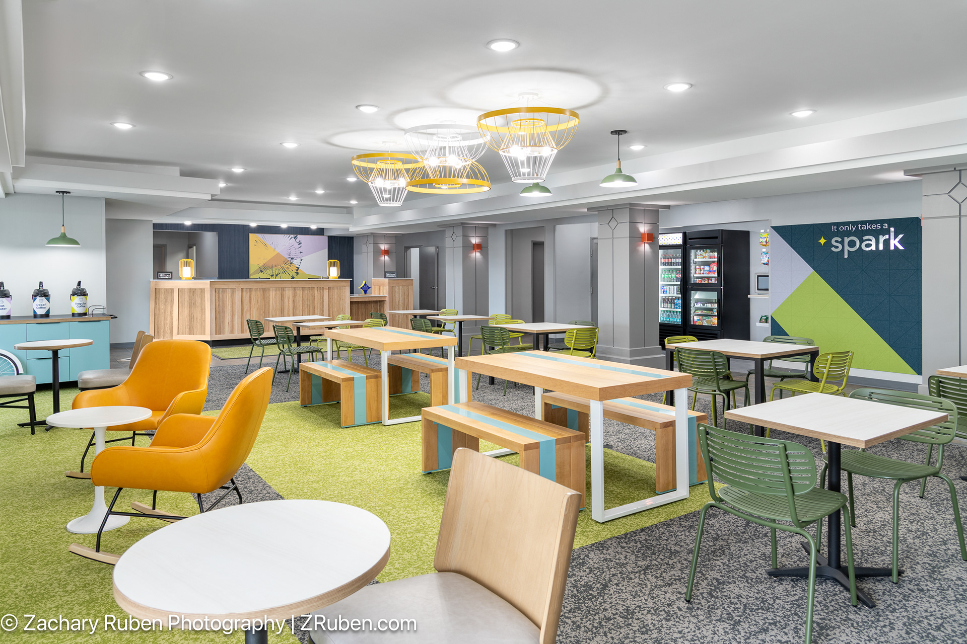 Breakfast Area at Spark Lansing