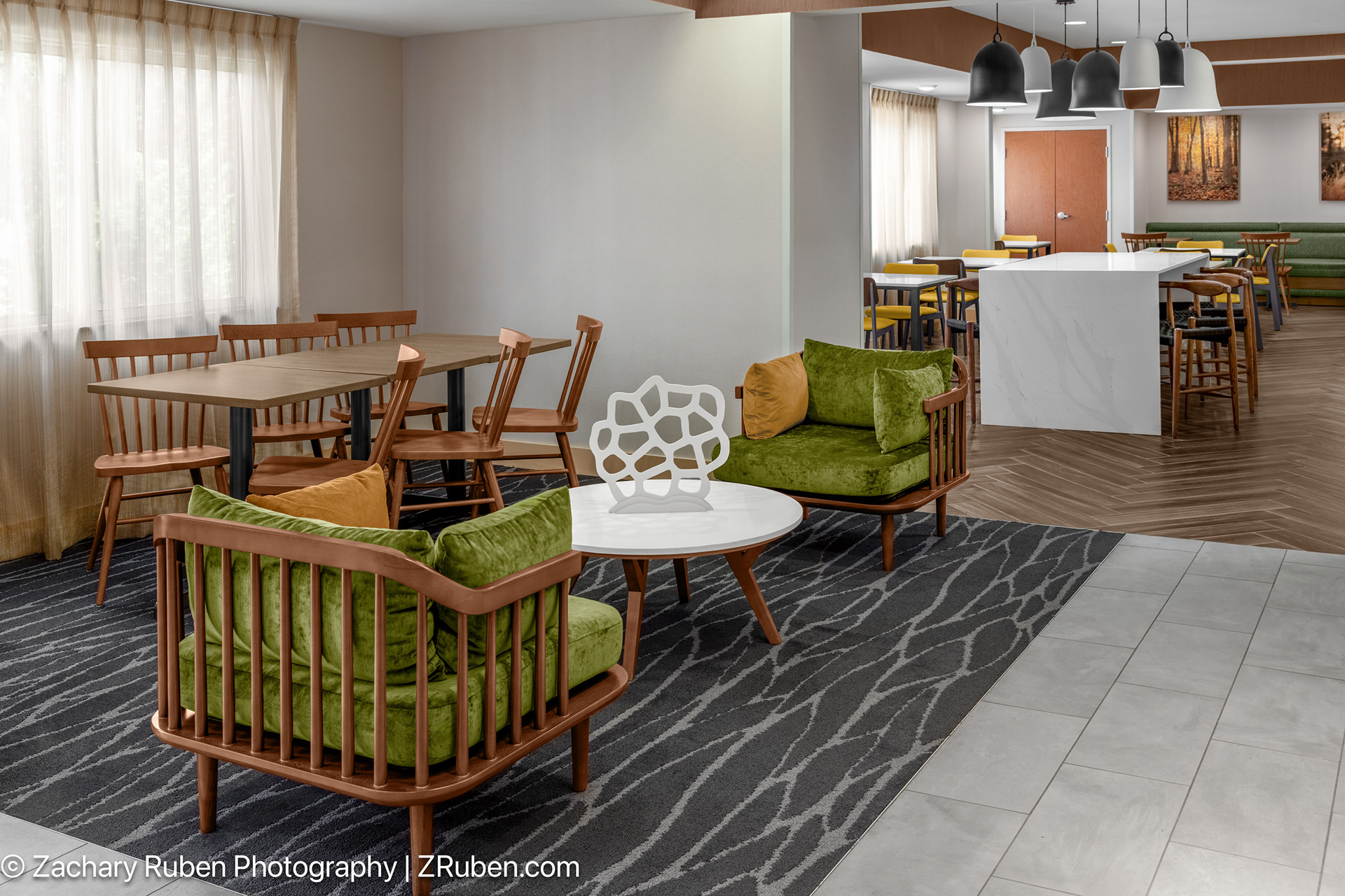 Lobby at Fairfield Inn & Suites Saginaw