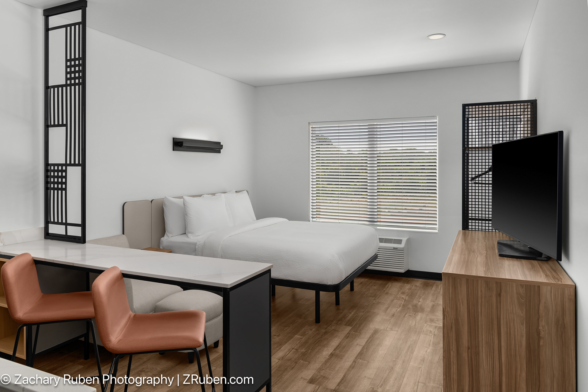 One Queen Studio Suite at StudioRes Greensboro Airport