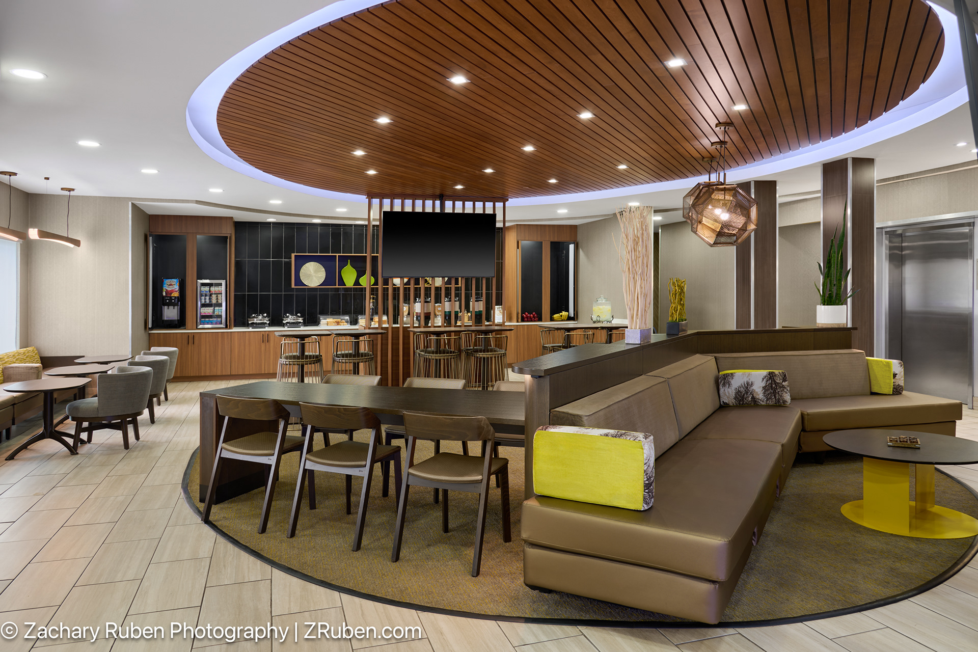 Lobby at SpringHill Suites Detroit Southfield