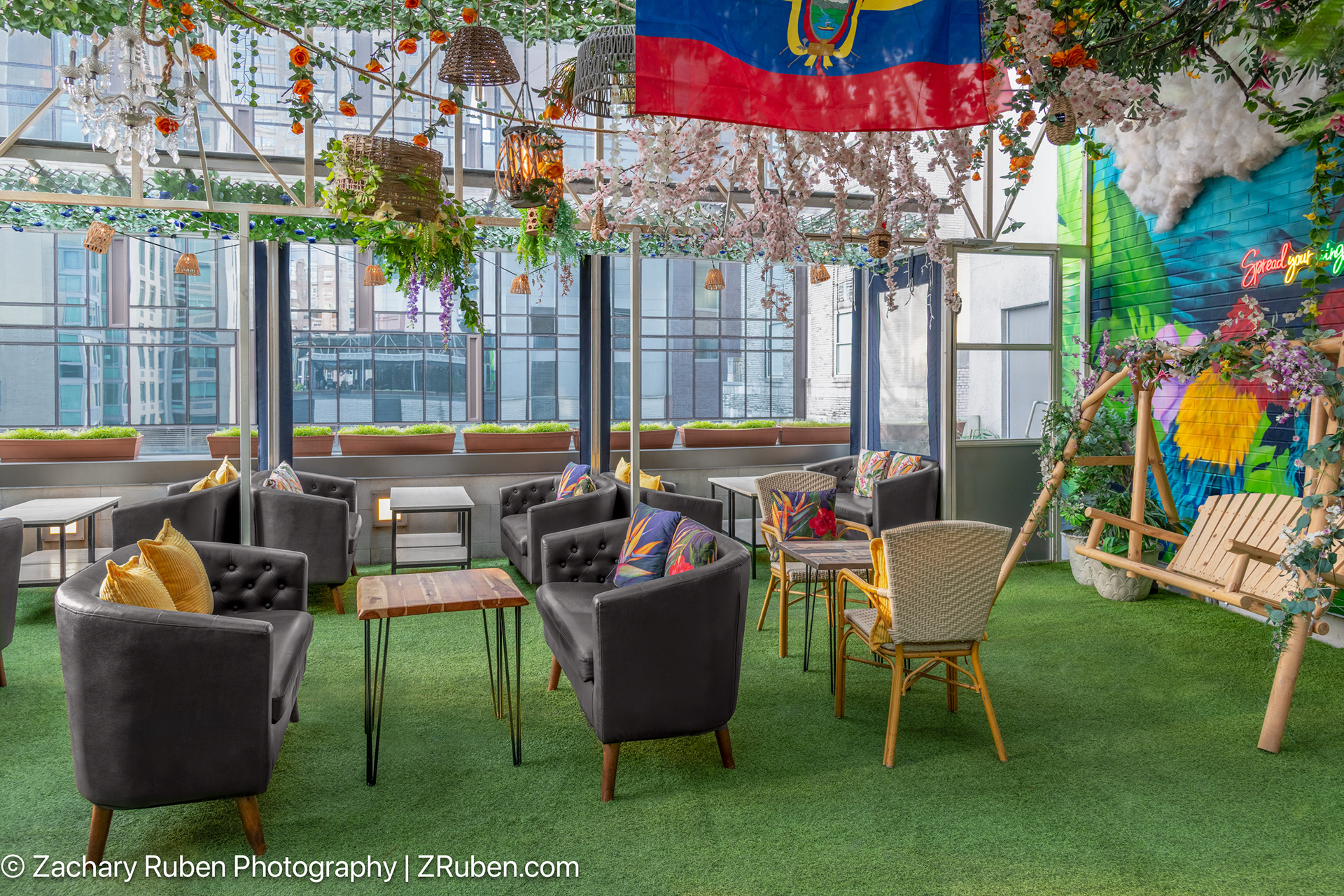 Highkey Rainforest Seating at Four Points New York Downtown