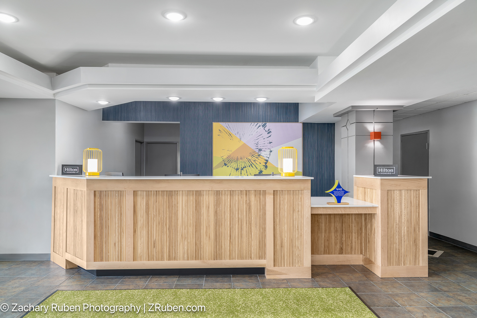 Front Desk at Spark Lansing