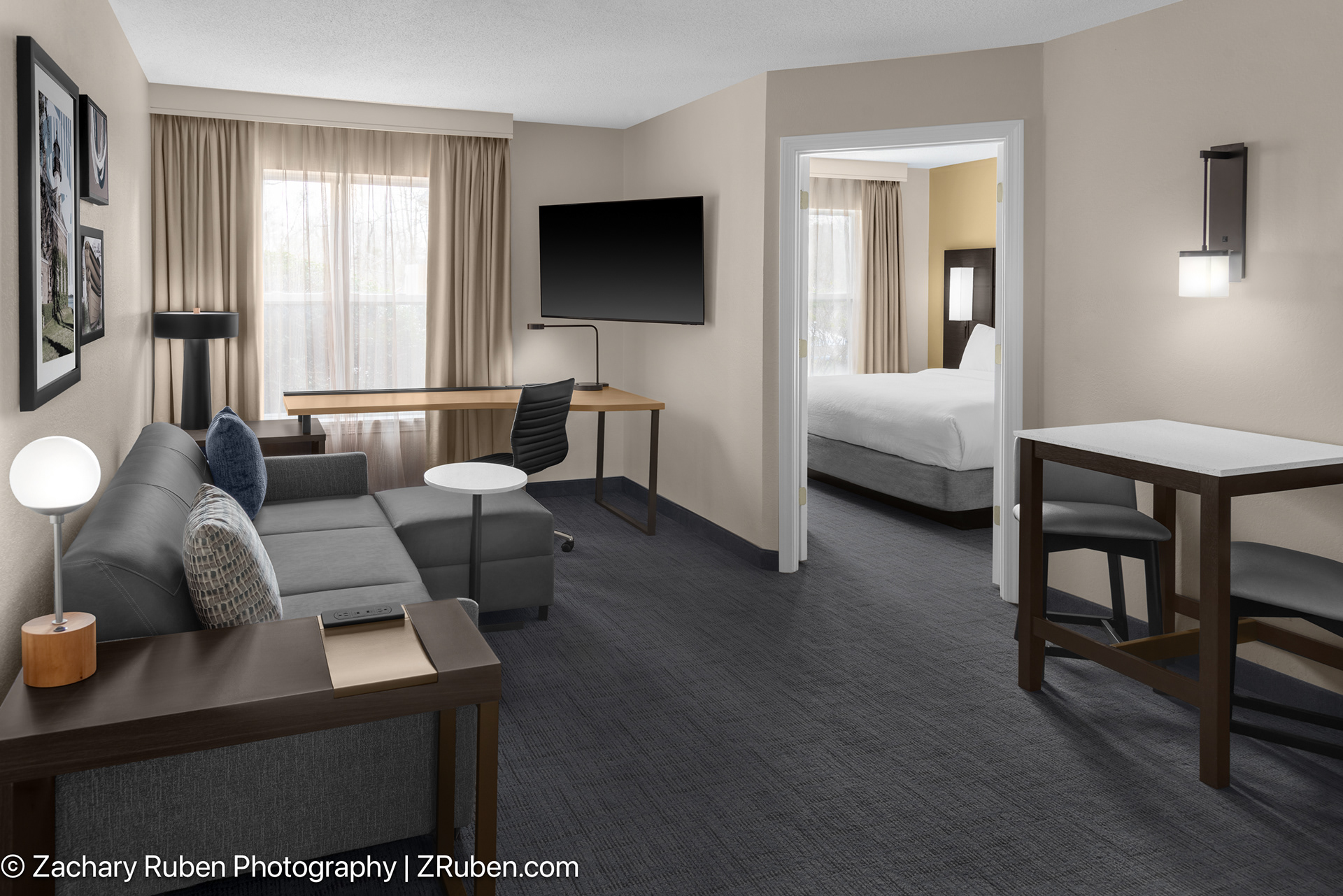 One Bedroom Suite at Residence Inn Mystic Groton