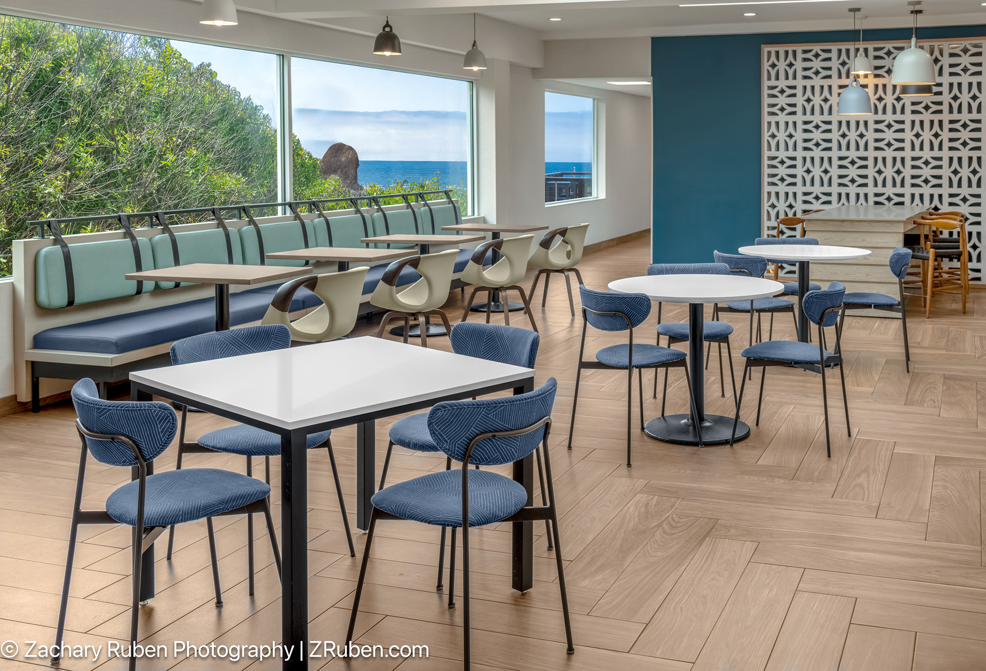 Breakfast Area with Ocean View at Fairfield Inn & Suites San Francisco Pacifica