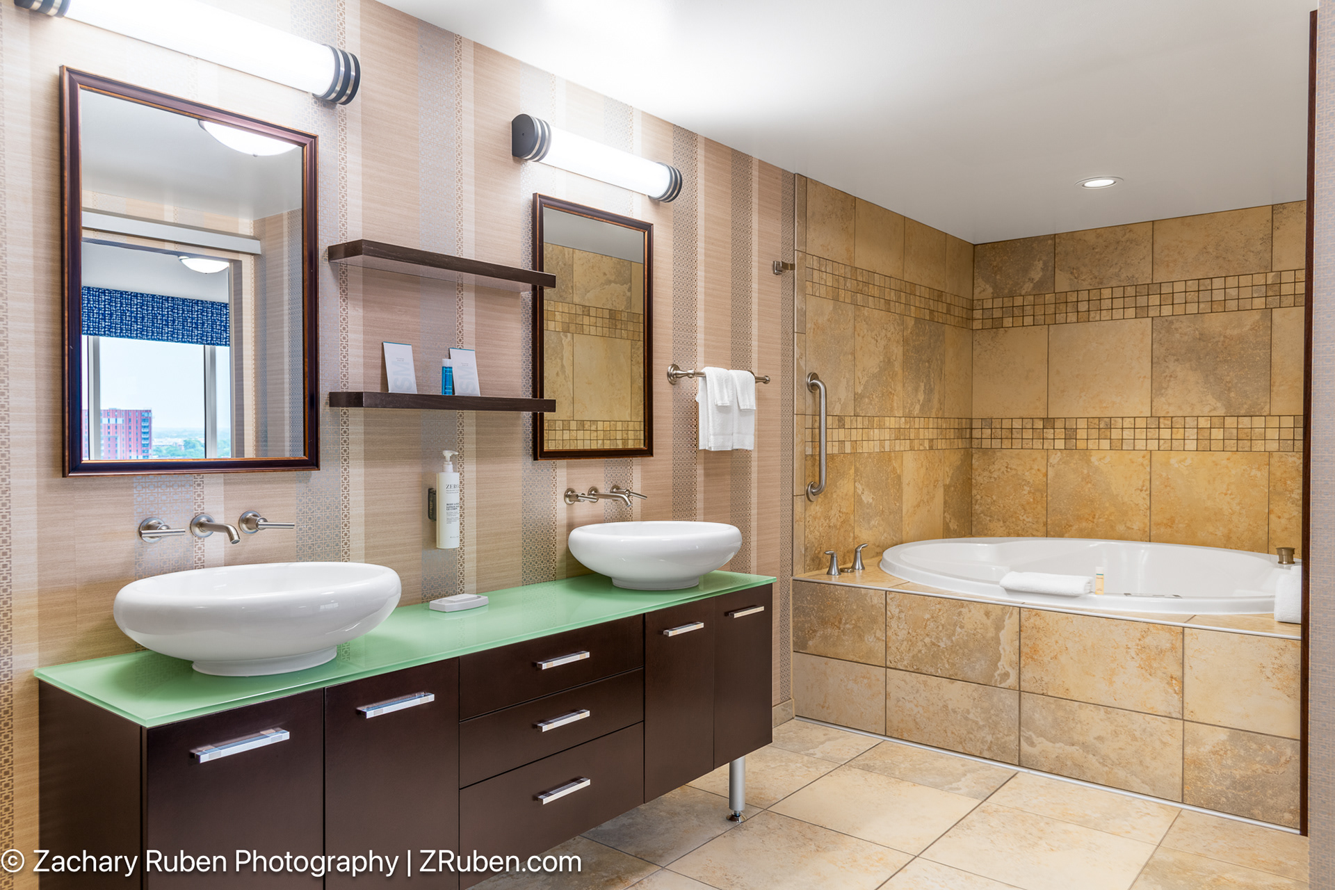 Spa Bathroom at Hampton Inn & Suites Madison Downtown