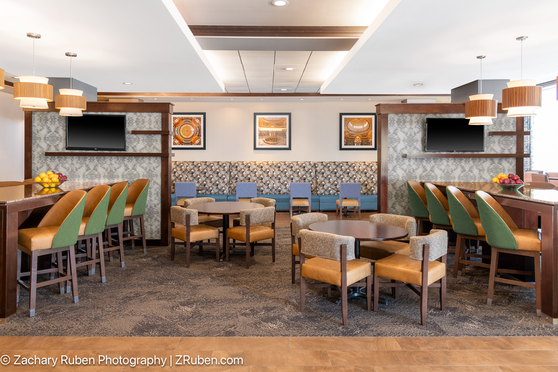 Lobby at Hampton Inn & Suites Madison Downtown