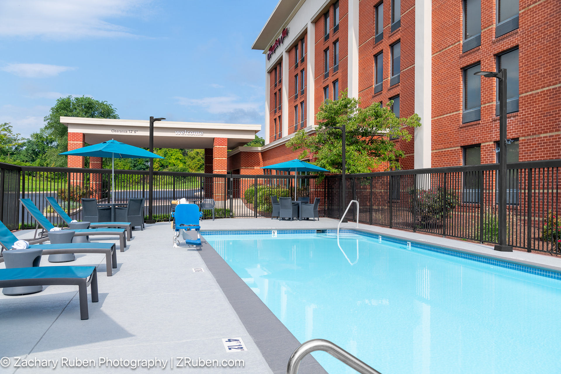 Outdoor Pool at Hampton Inn Martinsburg