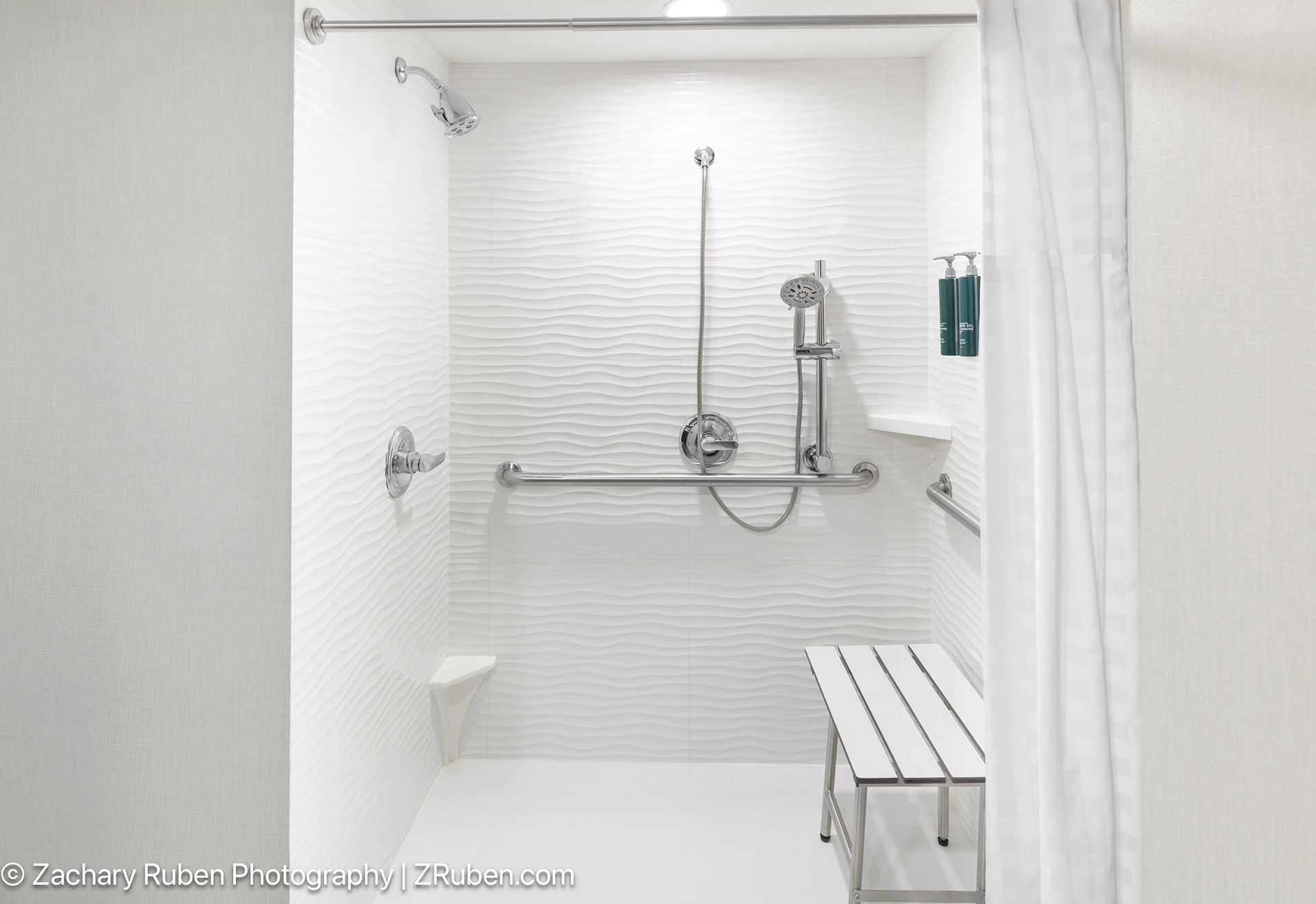 ADA Roll-In Shower at Doubletree Springdale