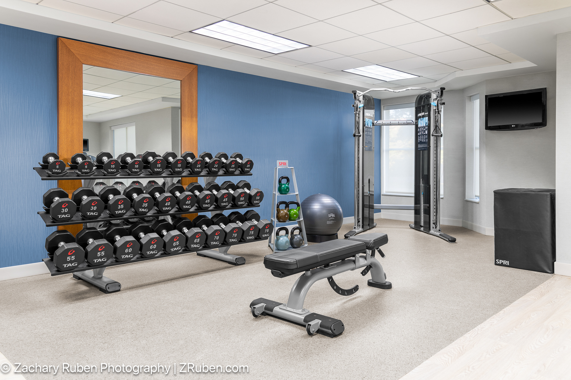Fitness Center at Homewood Suites Detroit Troy