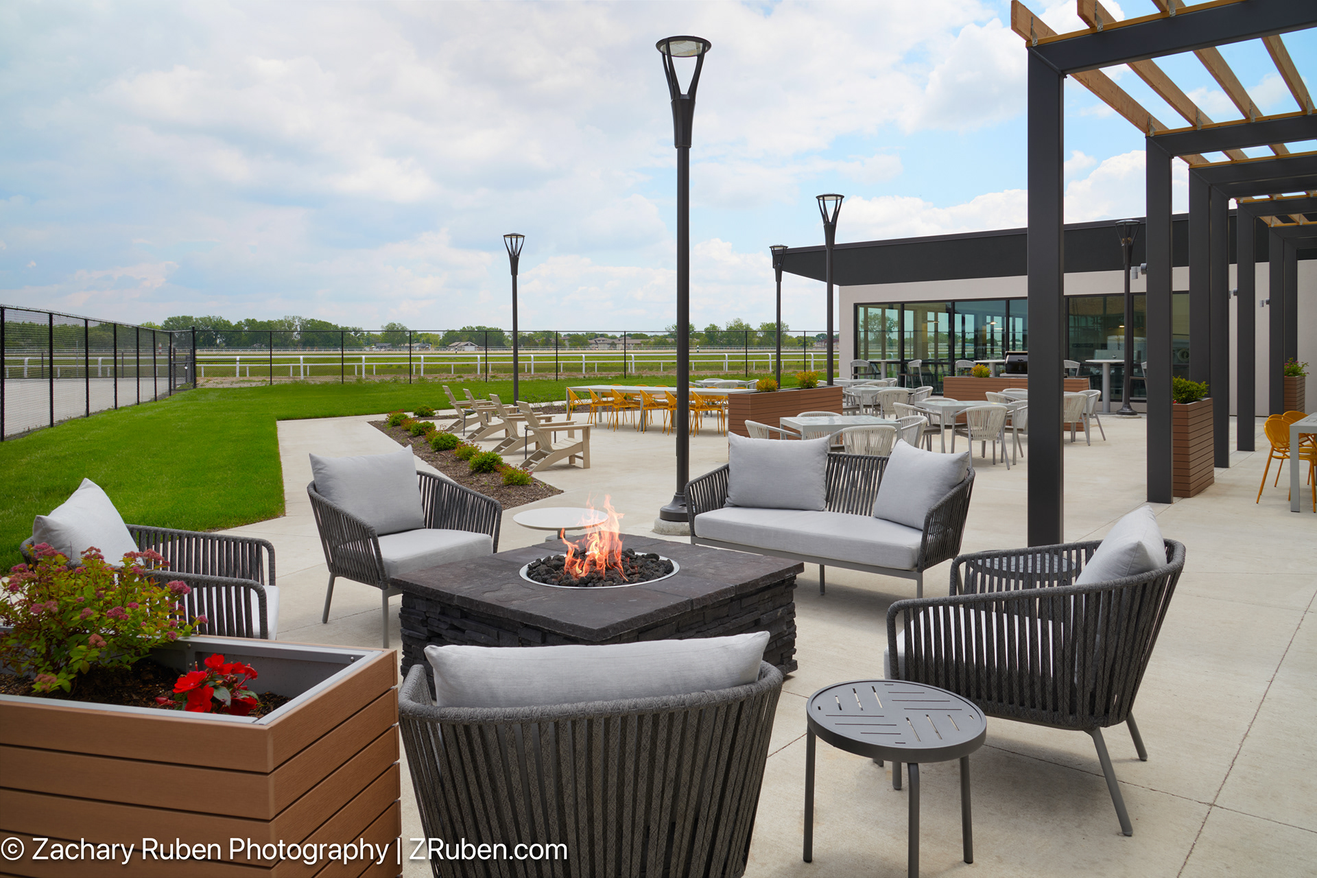 Patio at Fairfield Inn & Suites Columbus and Towneplace Suites Columbus