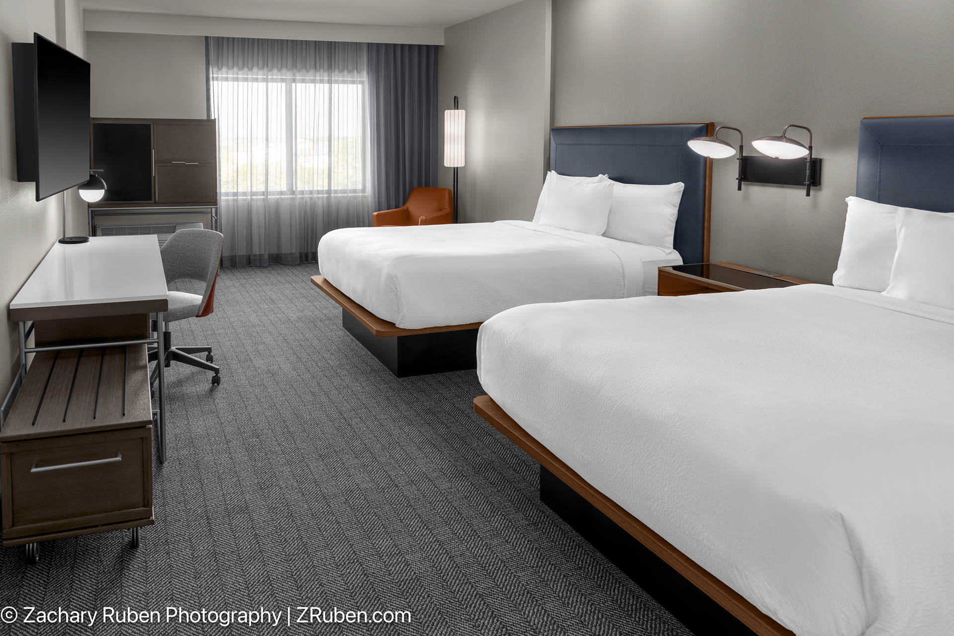 2 Queen Beds at Courtyard Sherman