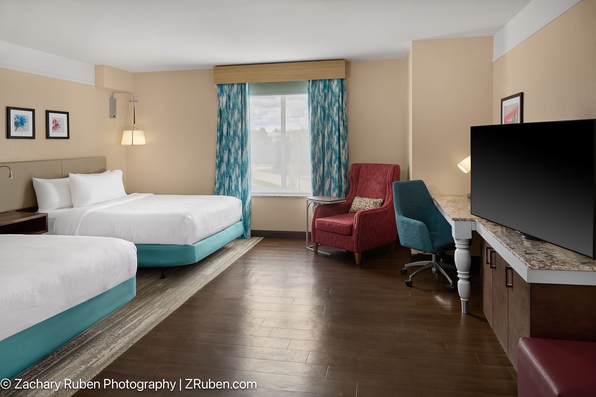 Two Queen Accessible Room at Hilton Garden Inn Detroit Troy