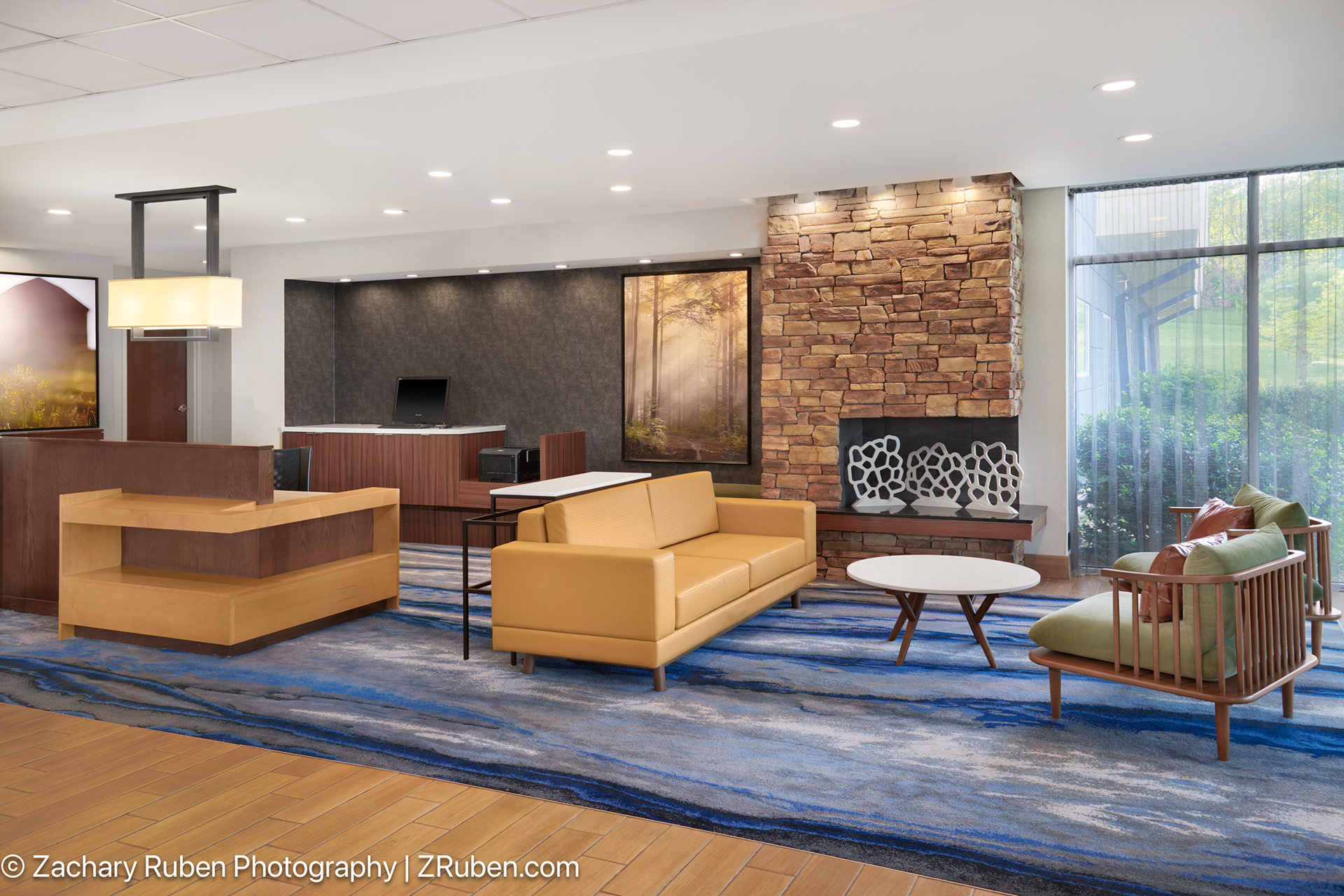 Lobby at Fairfield Inn & Suites Reading Wyomissing