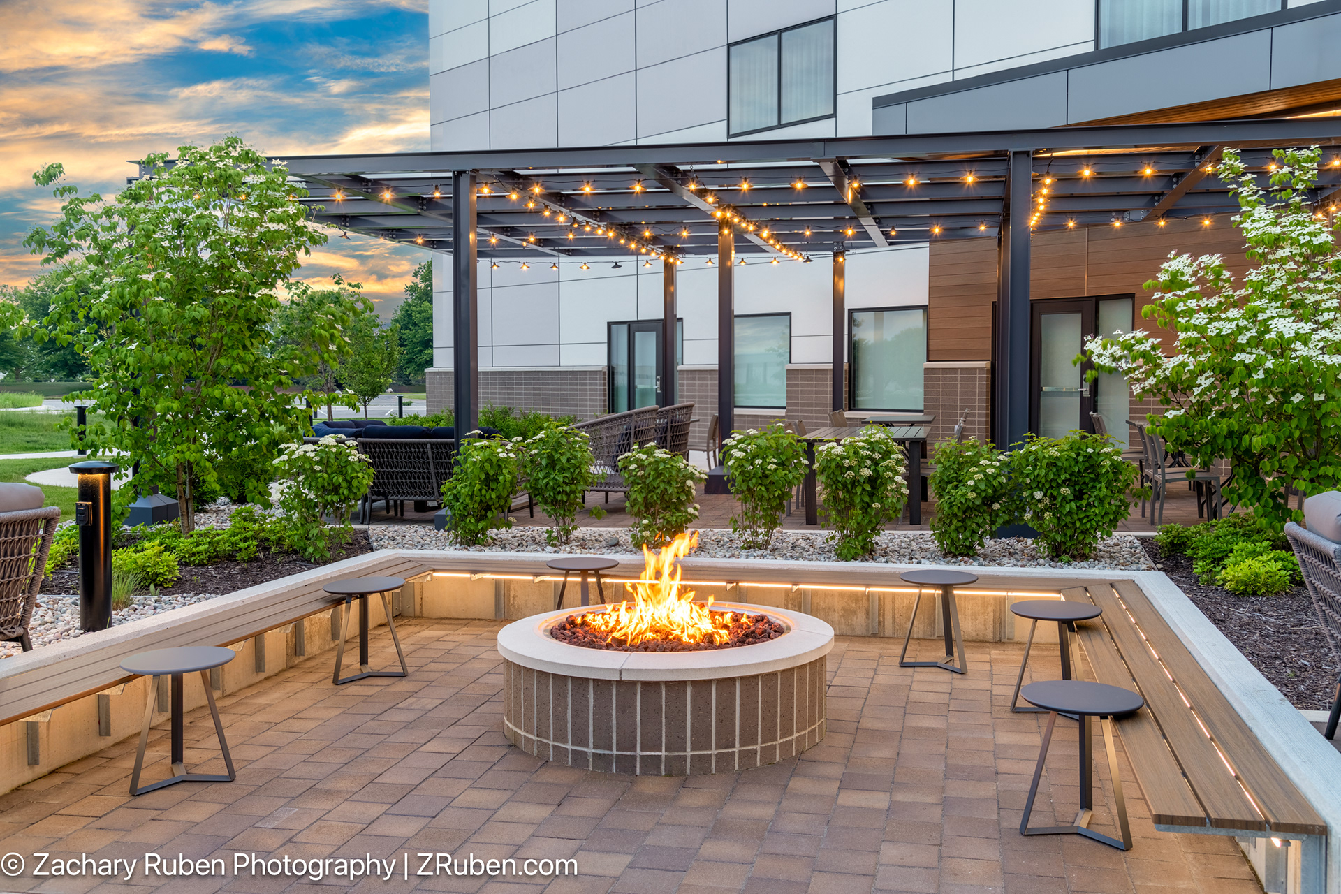 Patio at Homewood Suites Holland