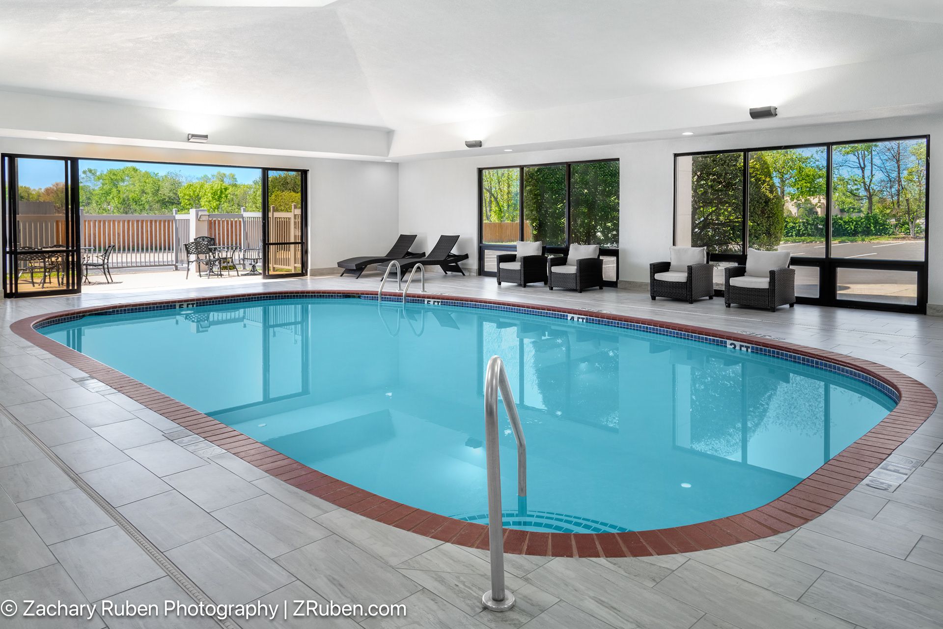 Indoor Pool at Doubletree Springdale